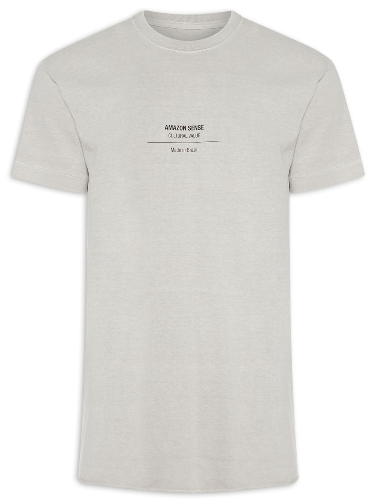 Camiseta Masculina Double Face Amazon Sense - Cinza