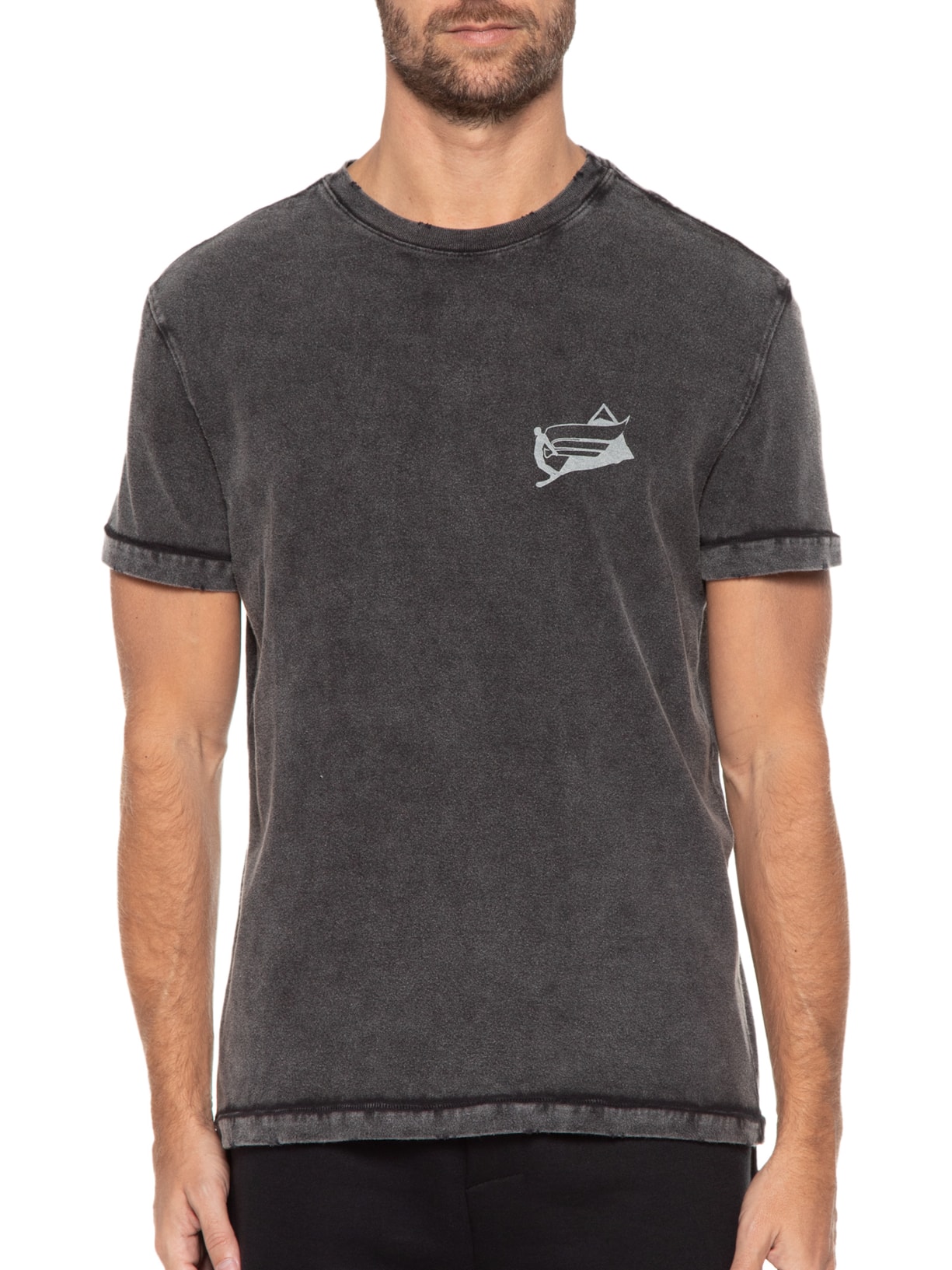 Camiseta Masculina Double Face Icaro Cinza Osklen