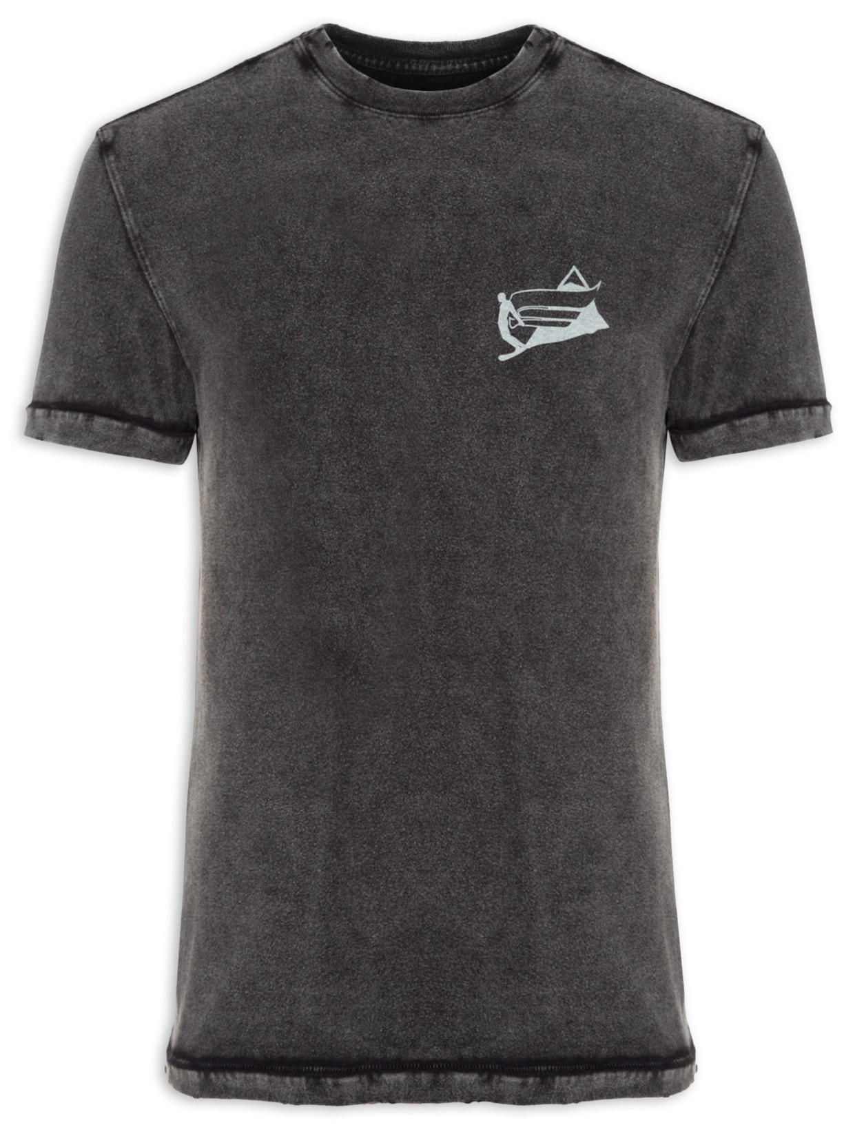 Camiseta Masculina Double Face Icaro - Cinza