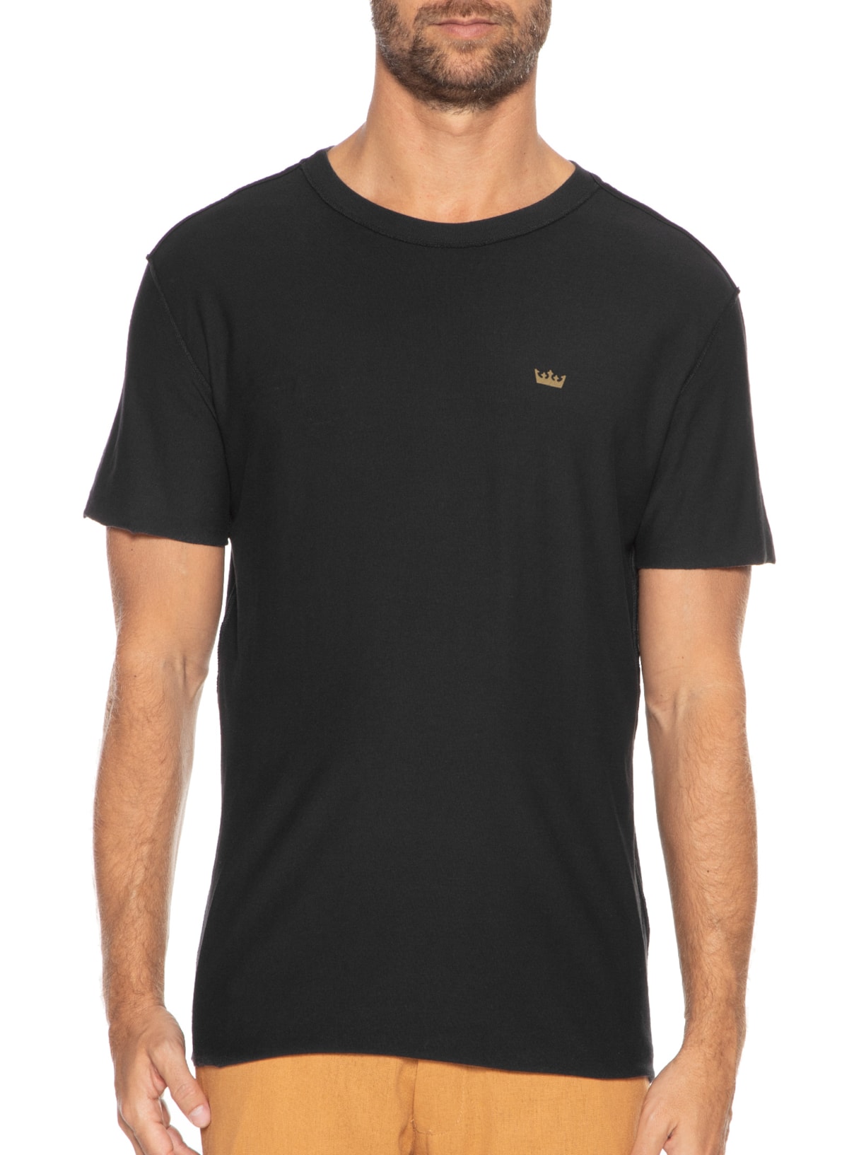 Camiseta Masculina Double Face Tucano Preto Osklen
