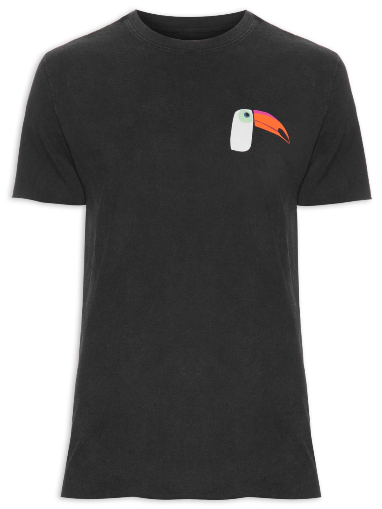 Camiseta Masculina Double Face Tucano Preto Osklen