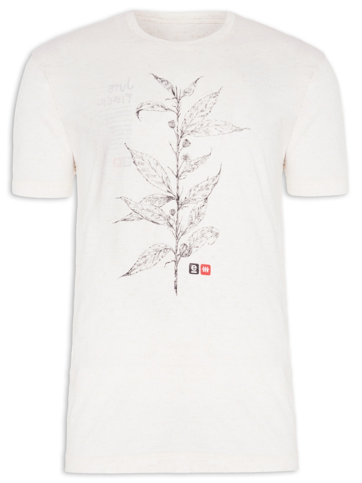 Camiseta Masculina Double Juta Fiber Off White Osklen