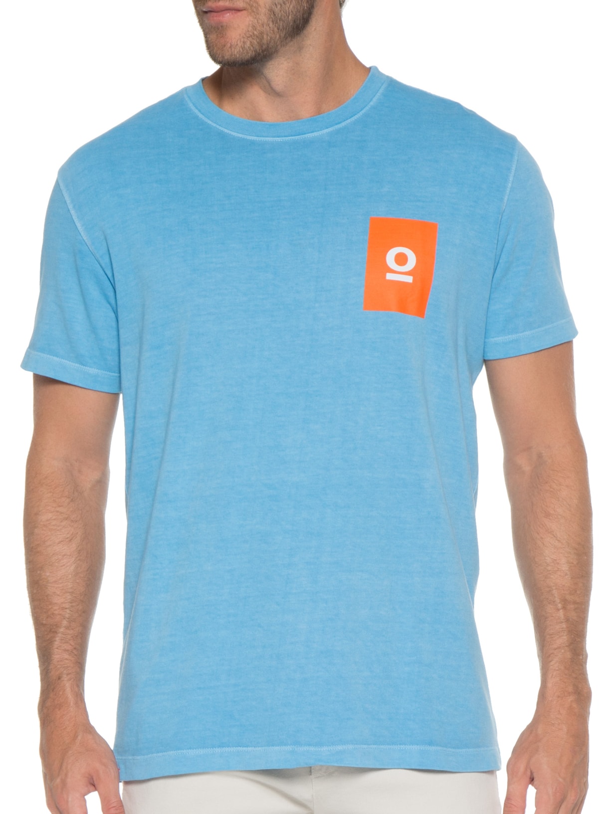 Camiseta Masculina Double Oceans Azul Osklen
