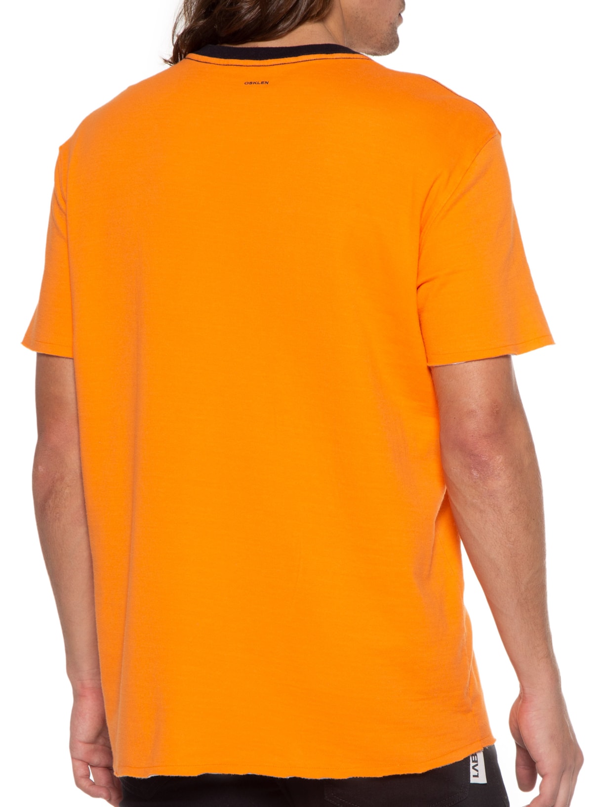 Camiseta Masculina Double Sk8 Surfing Laranja Osklen