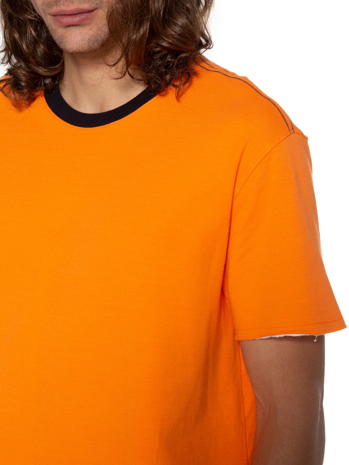 Camiseta Masculina Double Sk8 Surfing Laranja Osklen