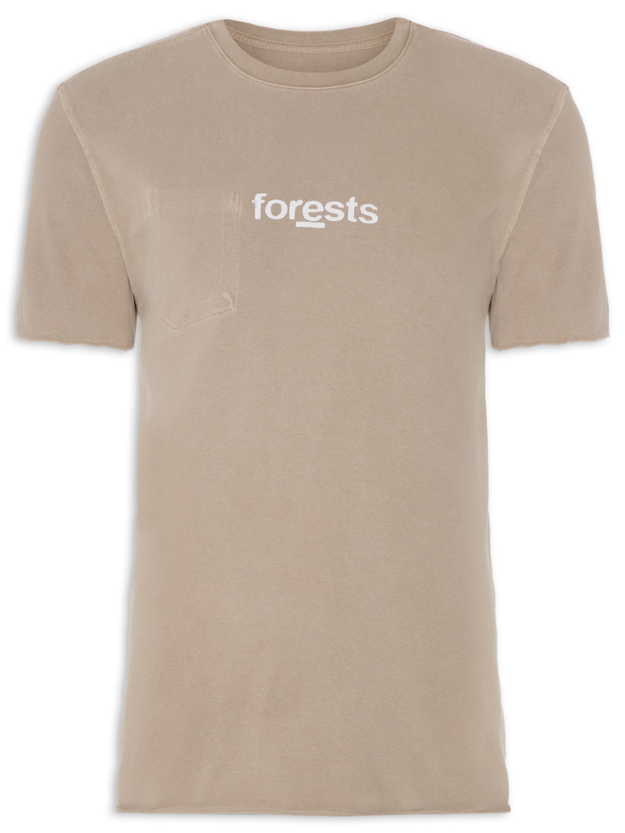 Camiseta Masculina Double Strong Forest - Bege