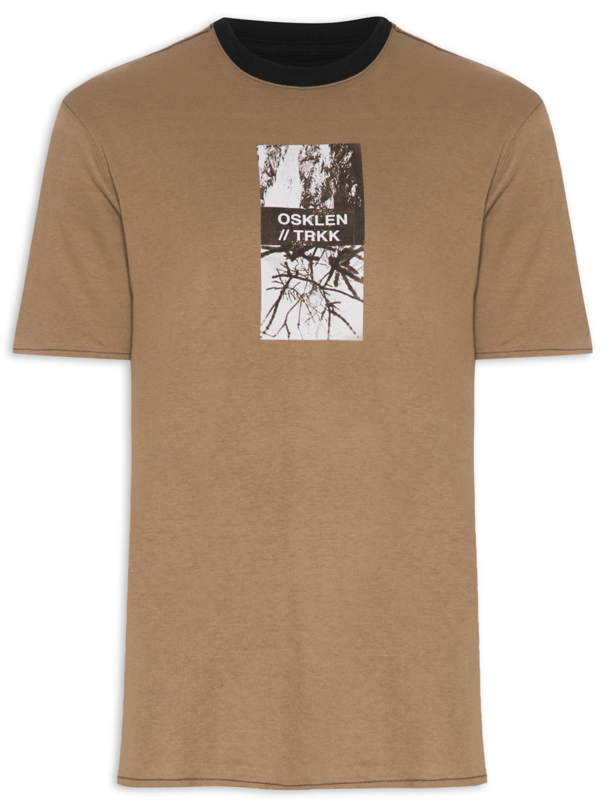 Camiseta Masculina Double Trkk Roots - Marrom
