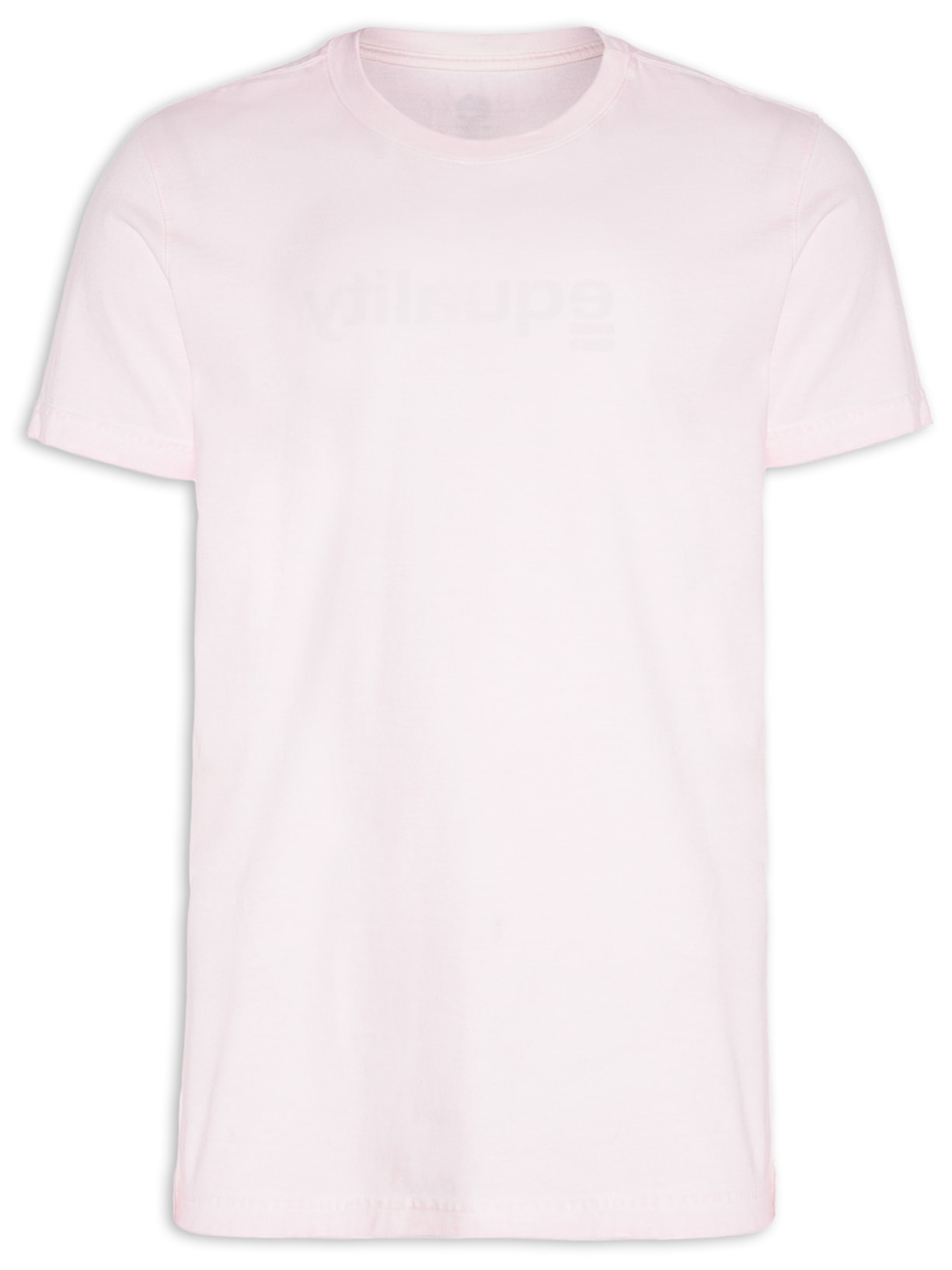 Camiseta Masculina Double Watercolor Equality - Rosa