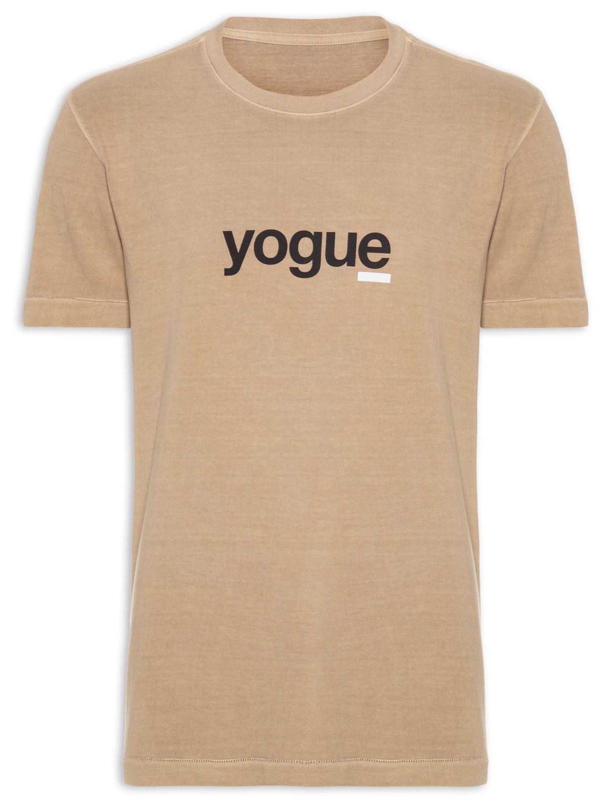 Camiseta Masculina Double Yogue - Bege