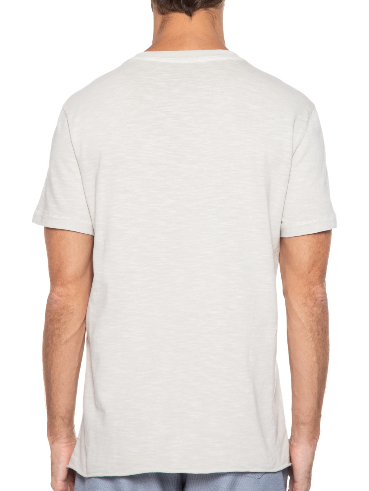 Camiseta Masculina Double Yogue Cinza Osklen