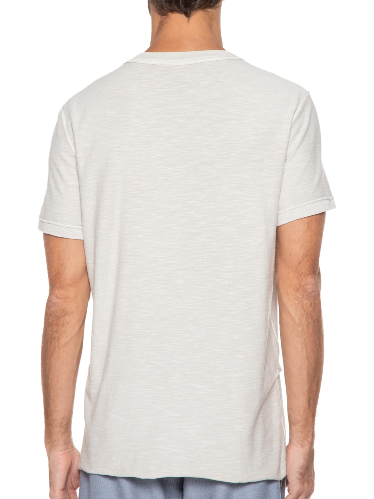 Camiseta Masculina Double Yogue Cinza Osklen