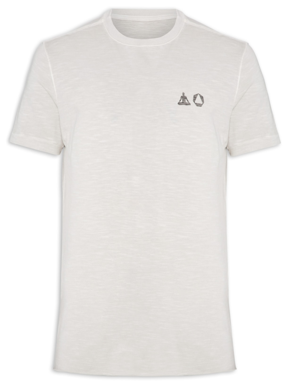 Camiseta Masculina Double Yogue - Cinza