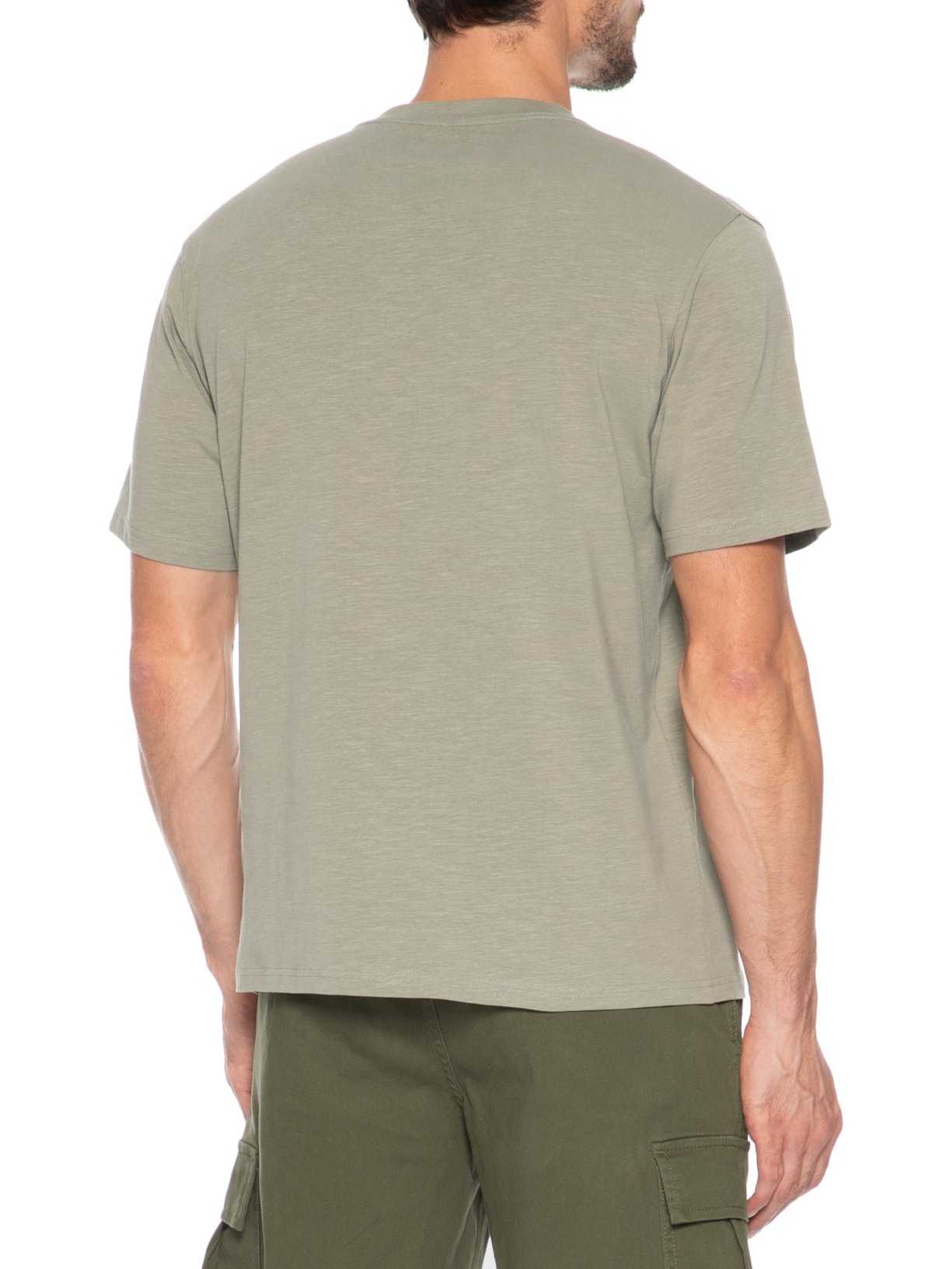 Camiseta Masculina Dover Slub Verde Jack & Jones