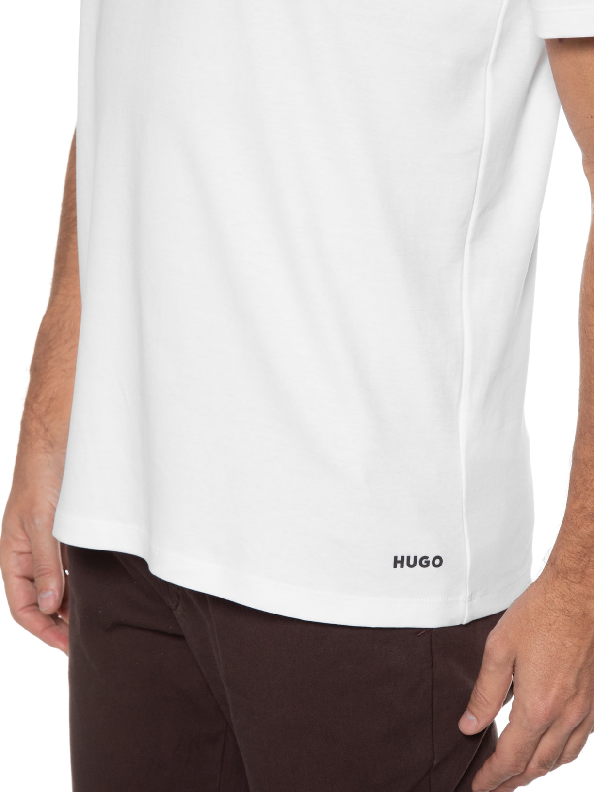 Camiseta Masculina Dozy Branco Hugo
