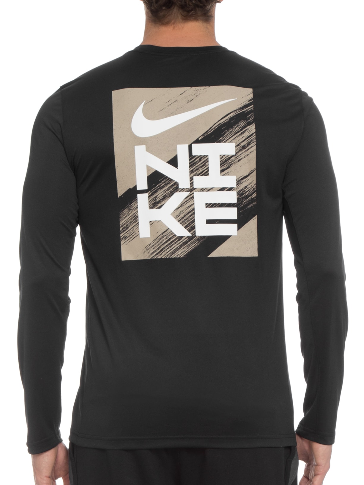 Camiseta Masculina Dri-FIT Miler Preto Nike