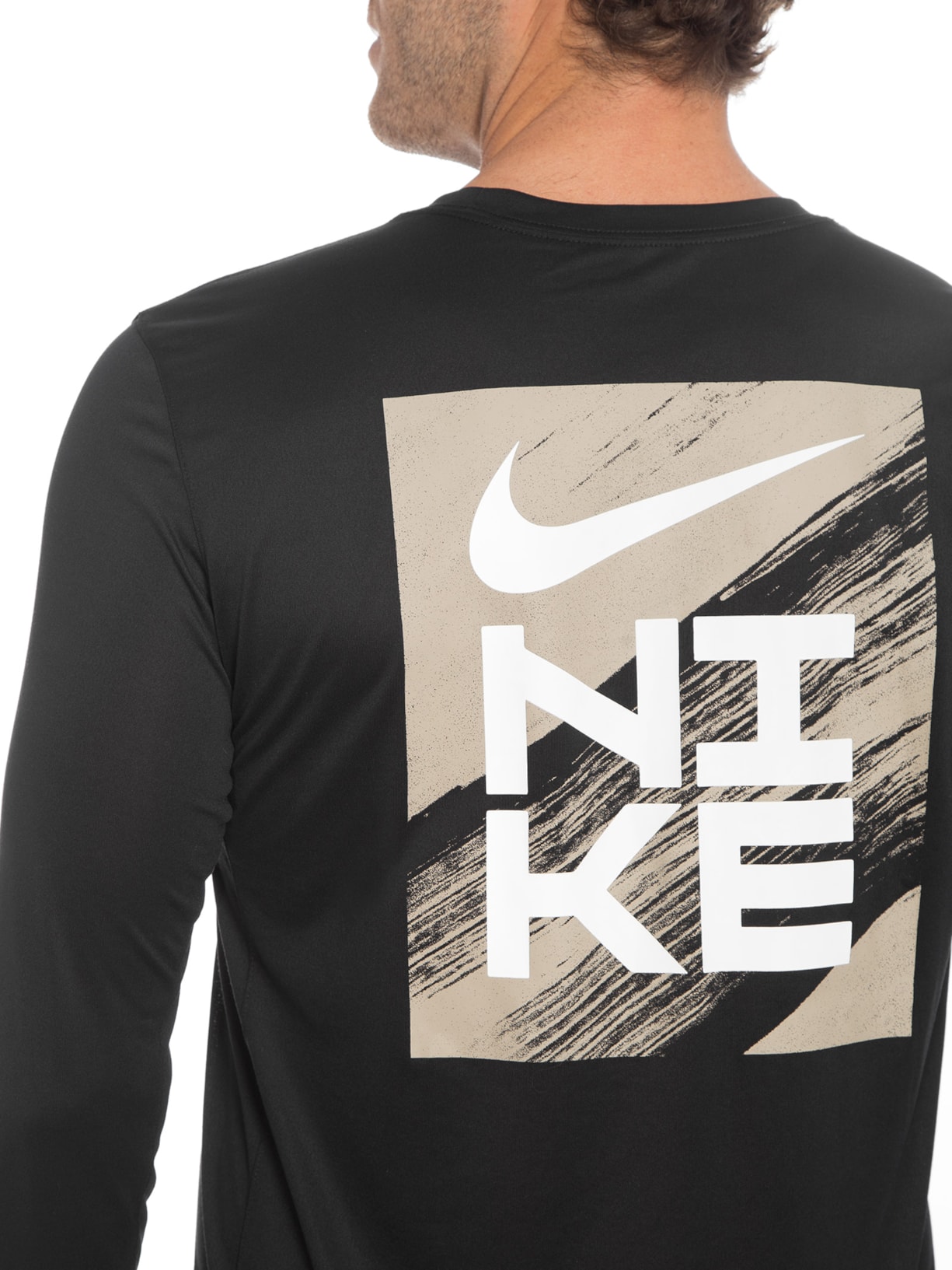 Camiseta Masculina Dri-FIT Miler Preto Nike
