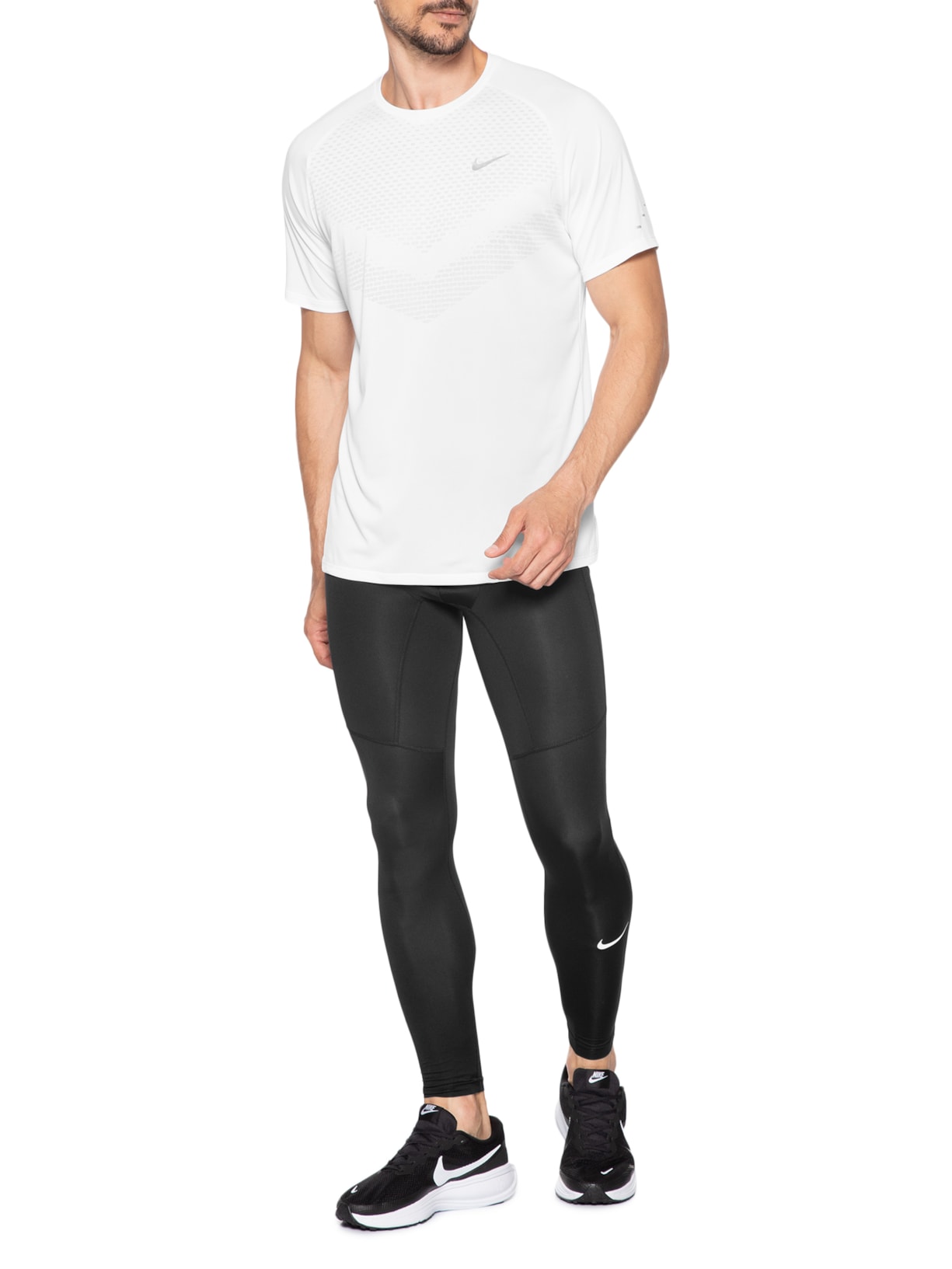 Camiseta Masculina Dri-Fit UV Miller Branco Nike