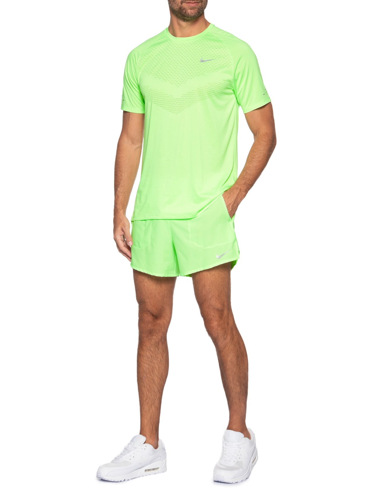 Camiseta Masculina Dri-Fit UV Miller Verde Nike