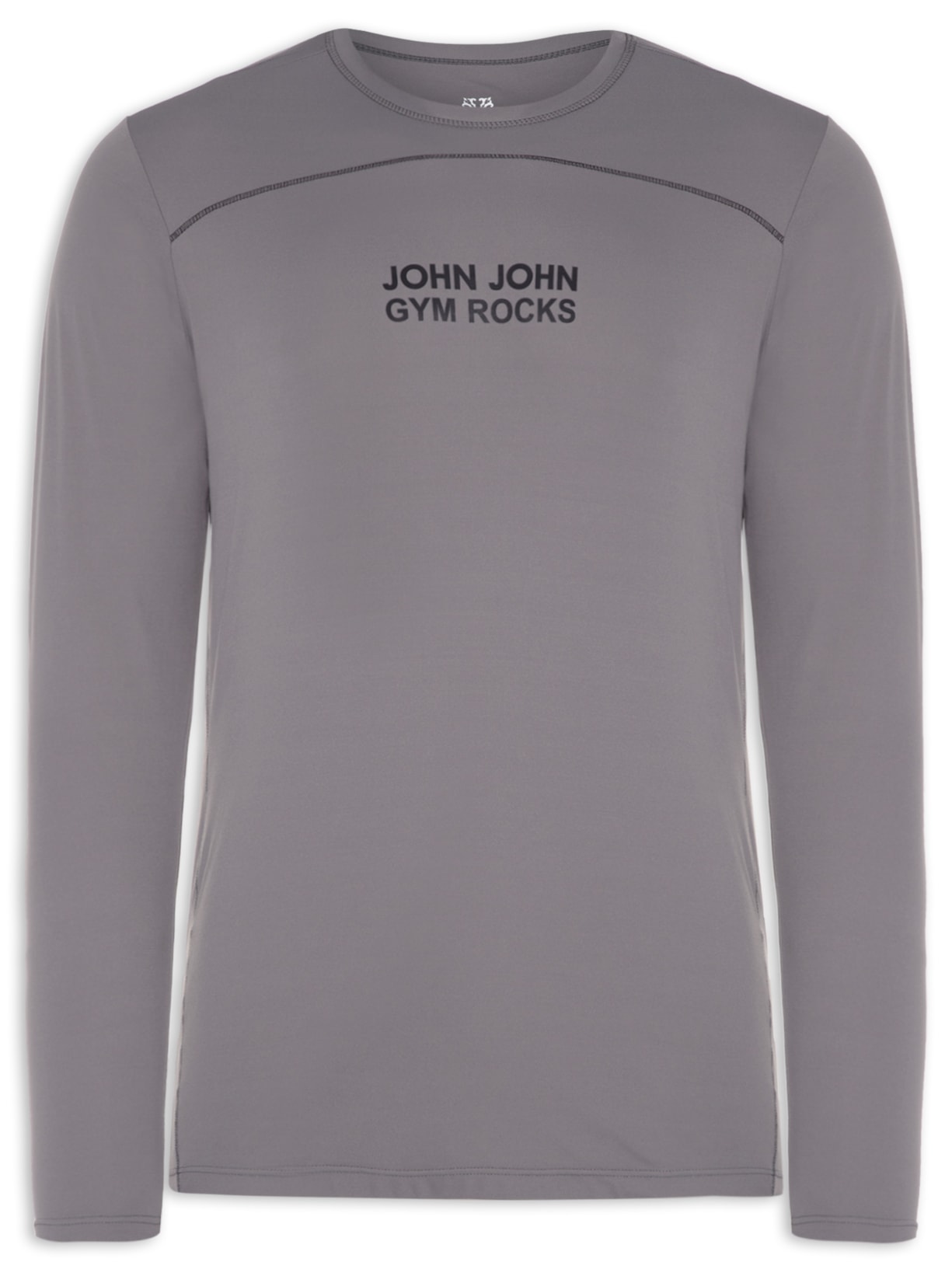 Camiseta Masculina Dry Alison Cinza John John