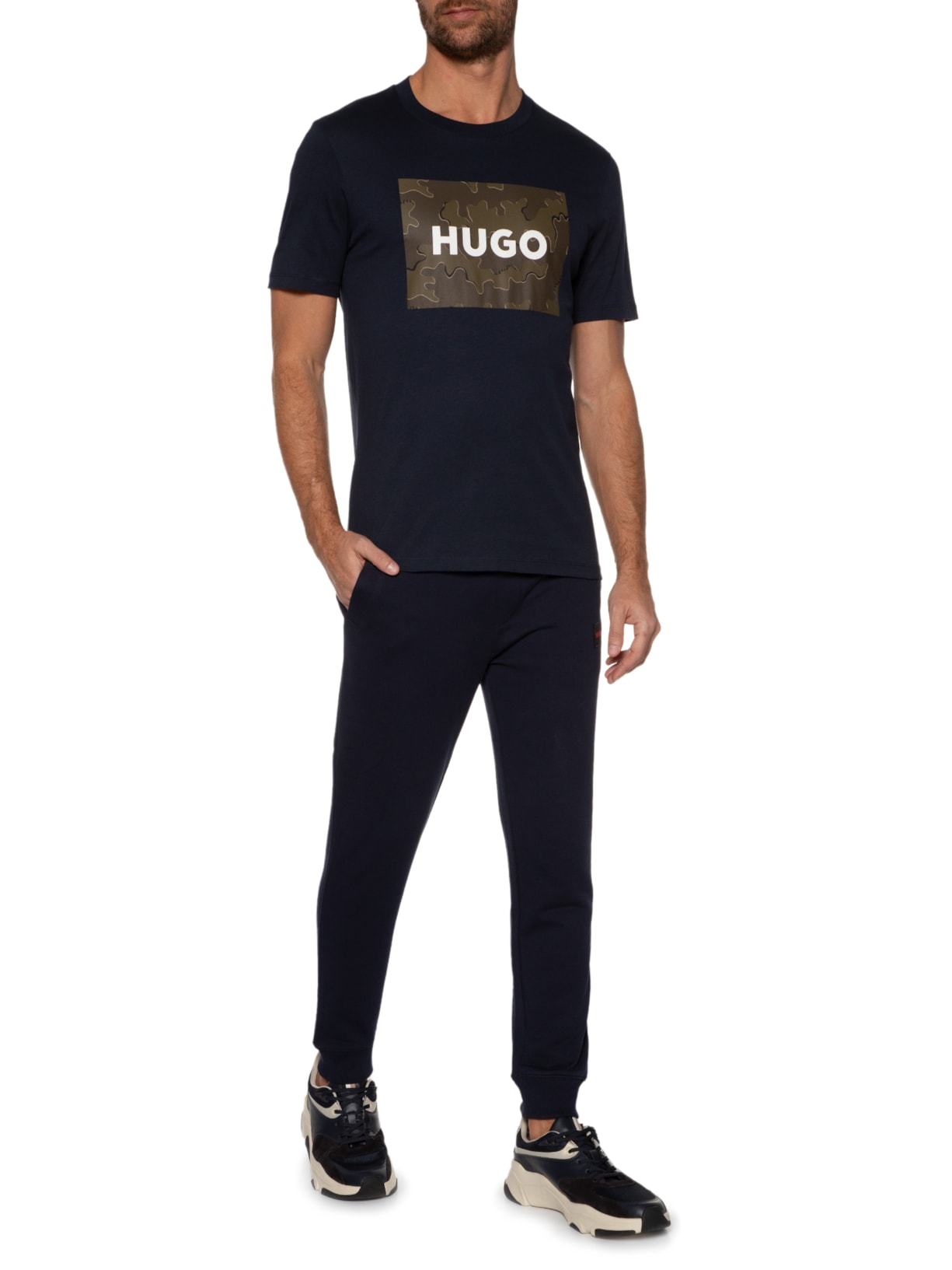 Camiseta Masculina Dulive Azul Hugo