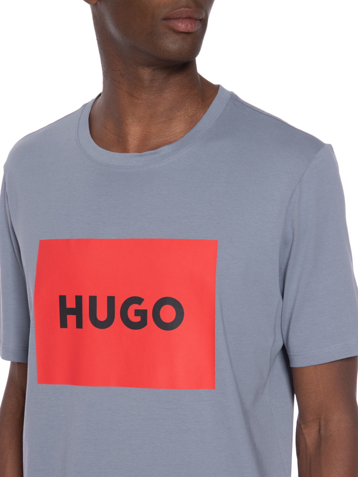 Camiseta Masculina Dulive Cinza Hugo