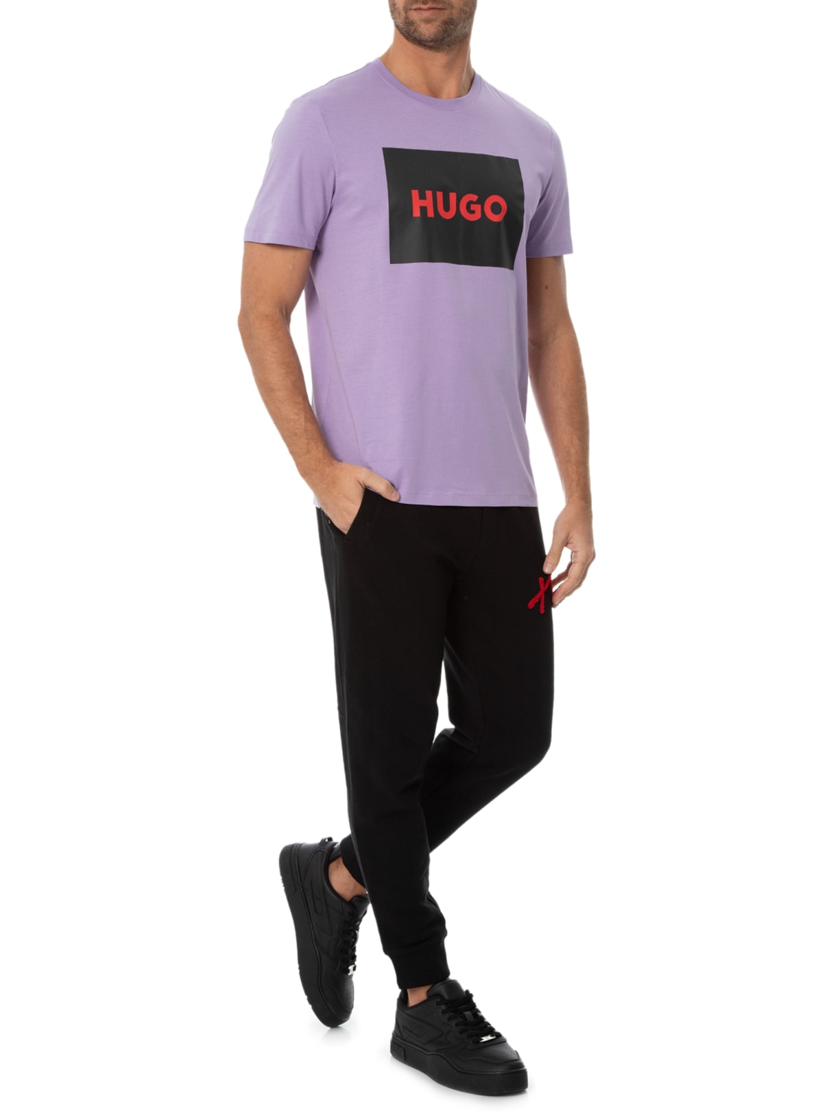 Camiseta Masculina Dulive Lilás Hugo