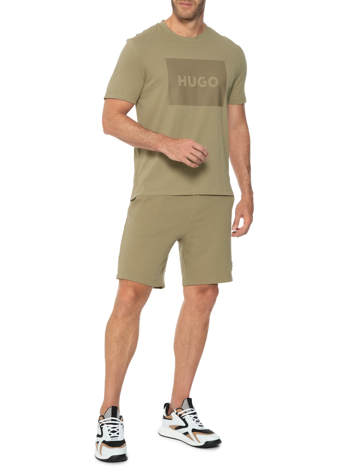 Camiseta Masculina Dulive Marrom Hugo