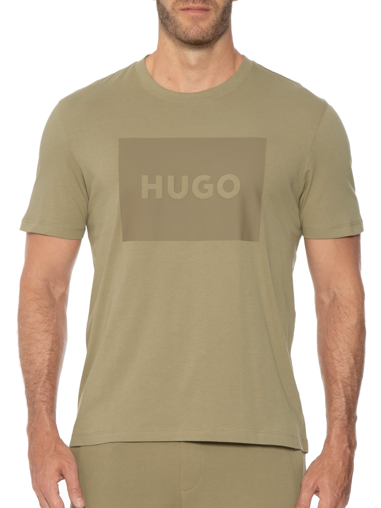 Camiseta Masculina Dulive Marrom Hugo