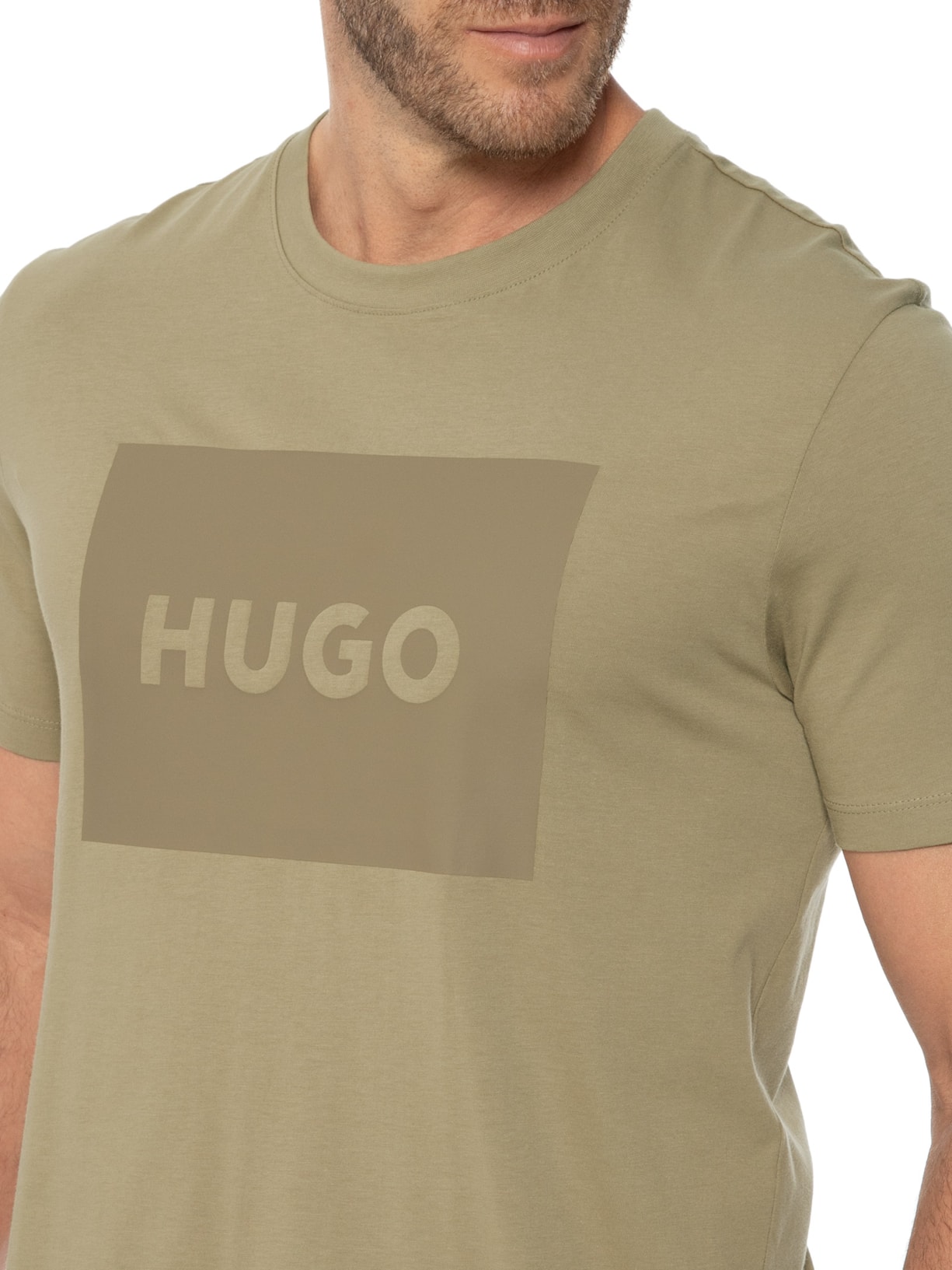 Camiseta Masculina Dulive Marrom Hugo