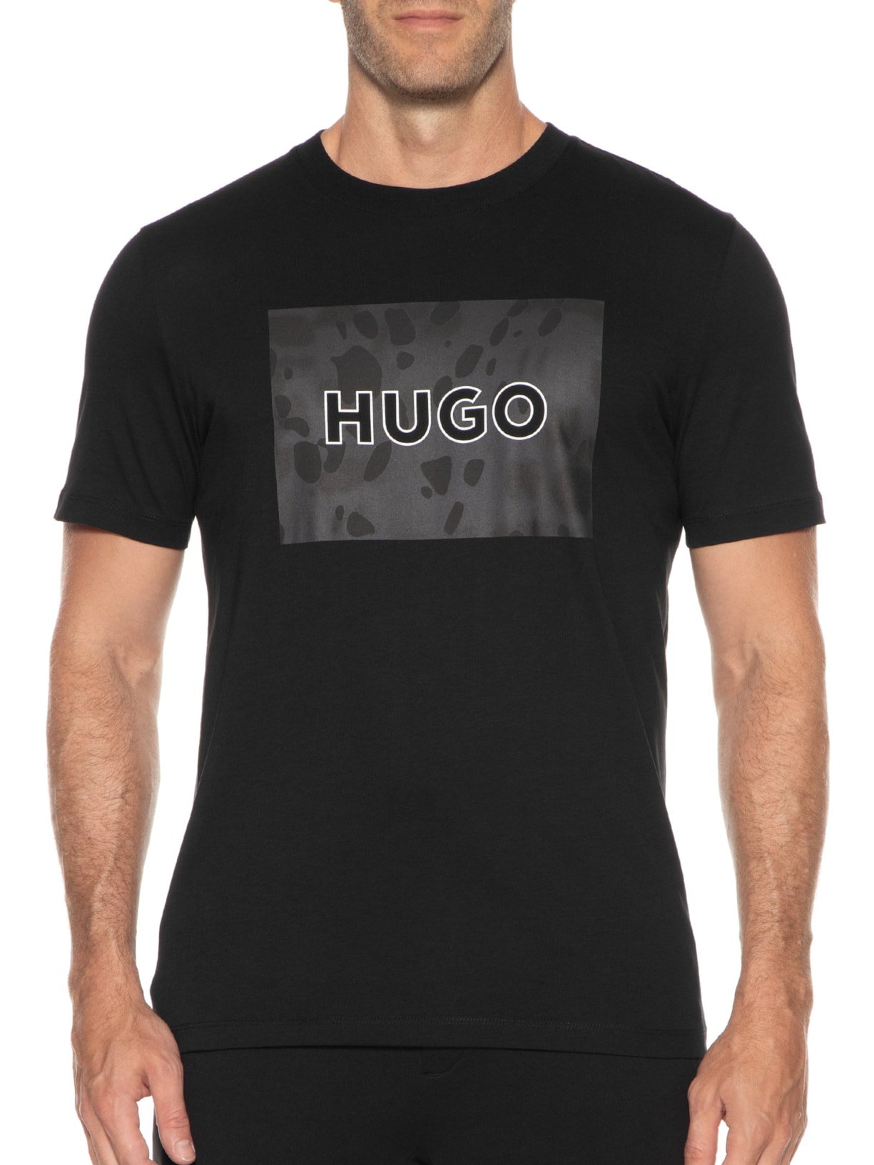Camiseta Masculina Dulive Preto Hugo