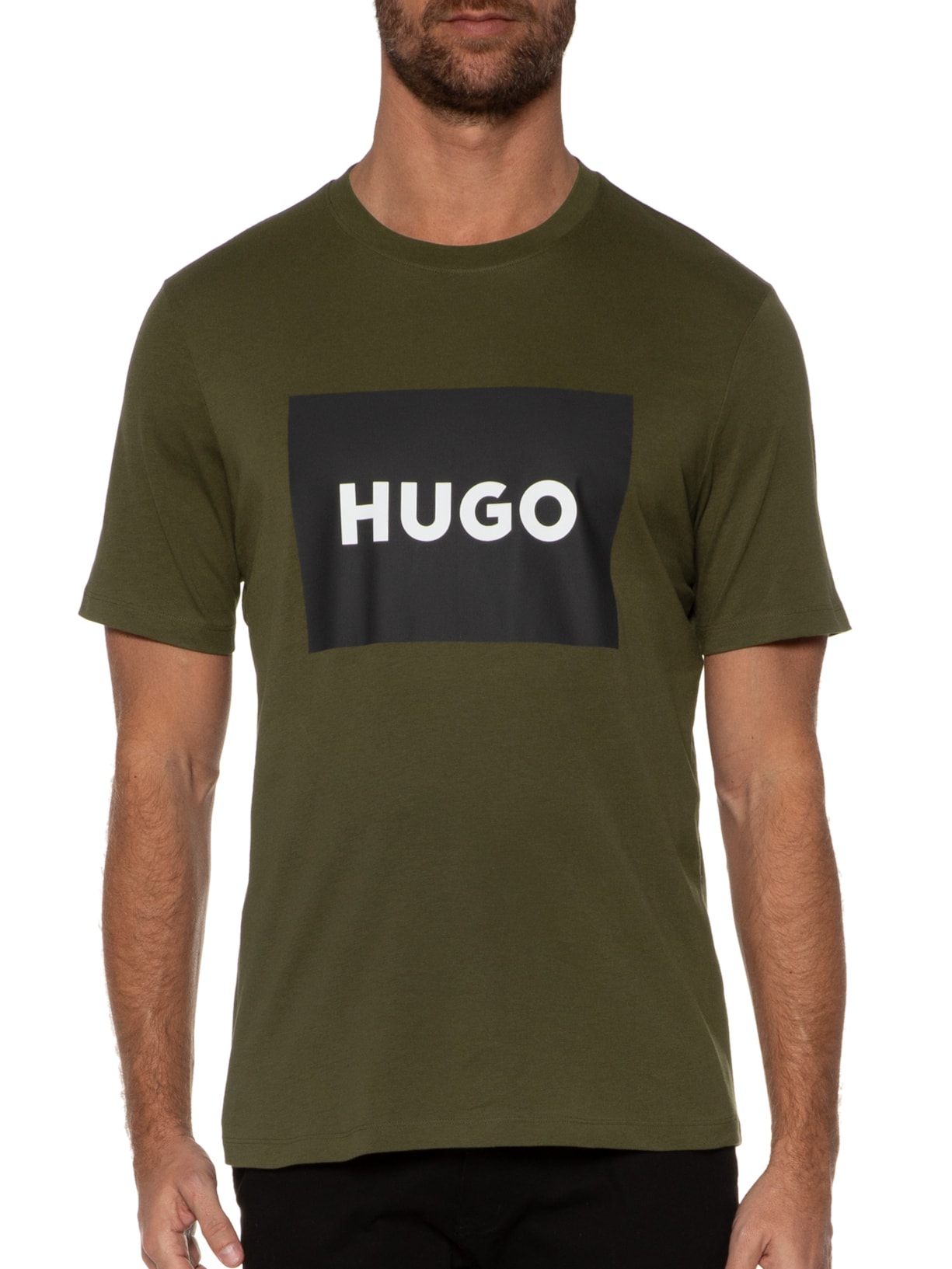 Camiseta Masculina Dulive Verde Hugo