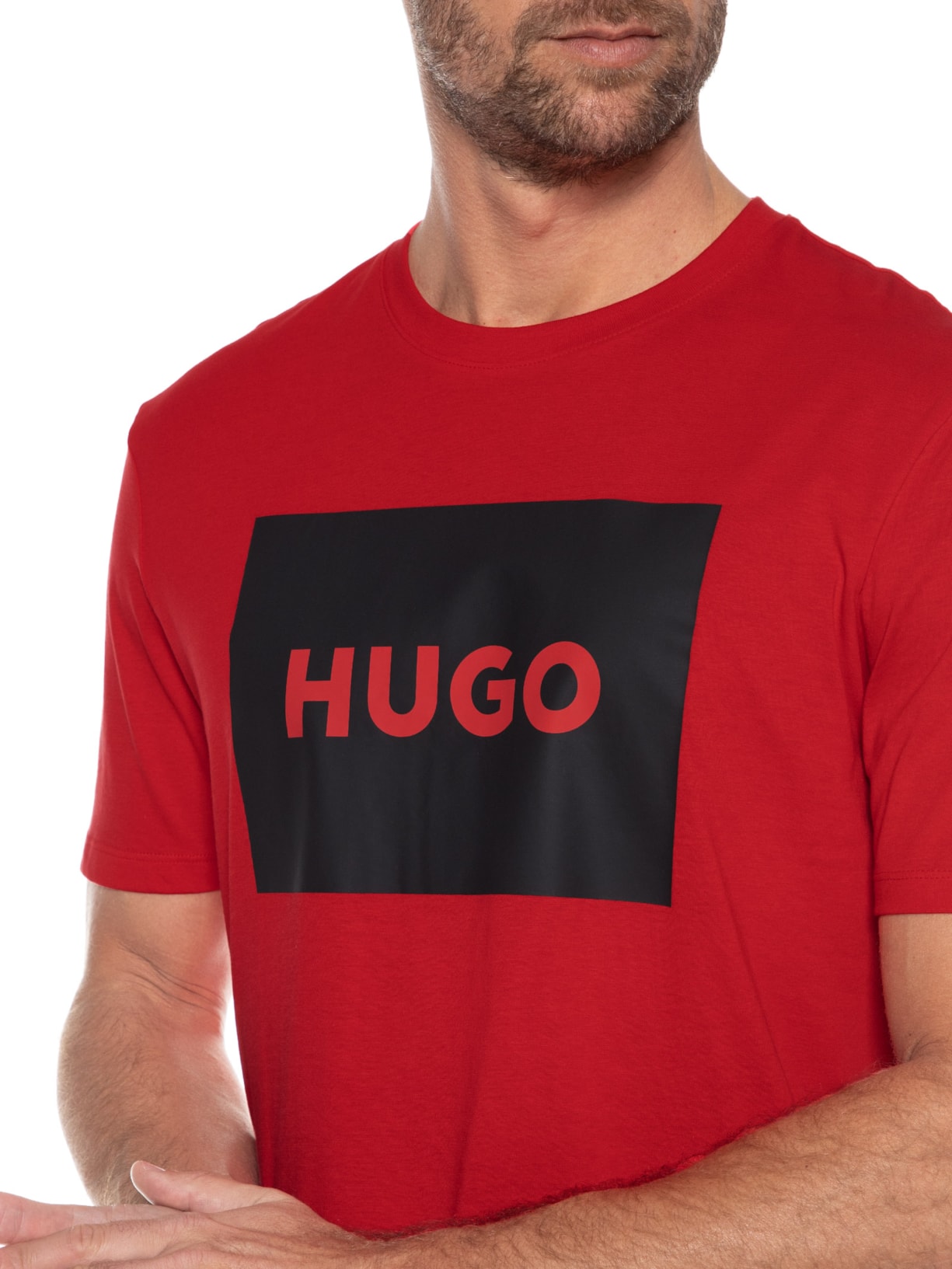 Camiseta Masculina Dulive Vermelho Hugo