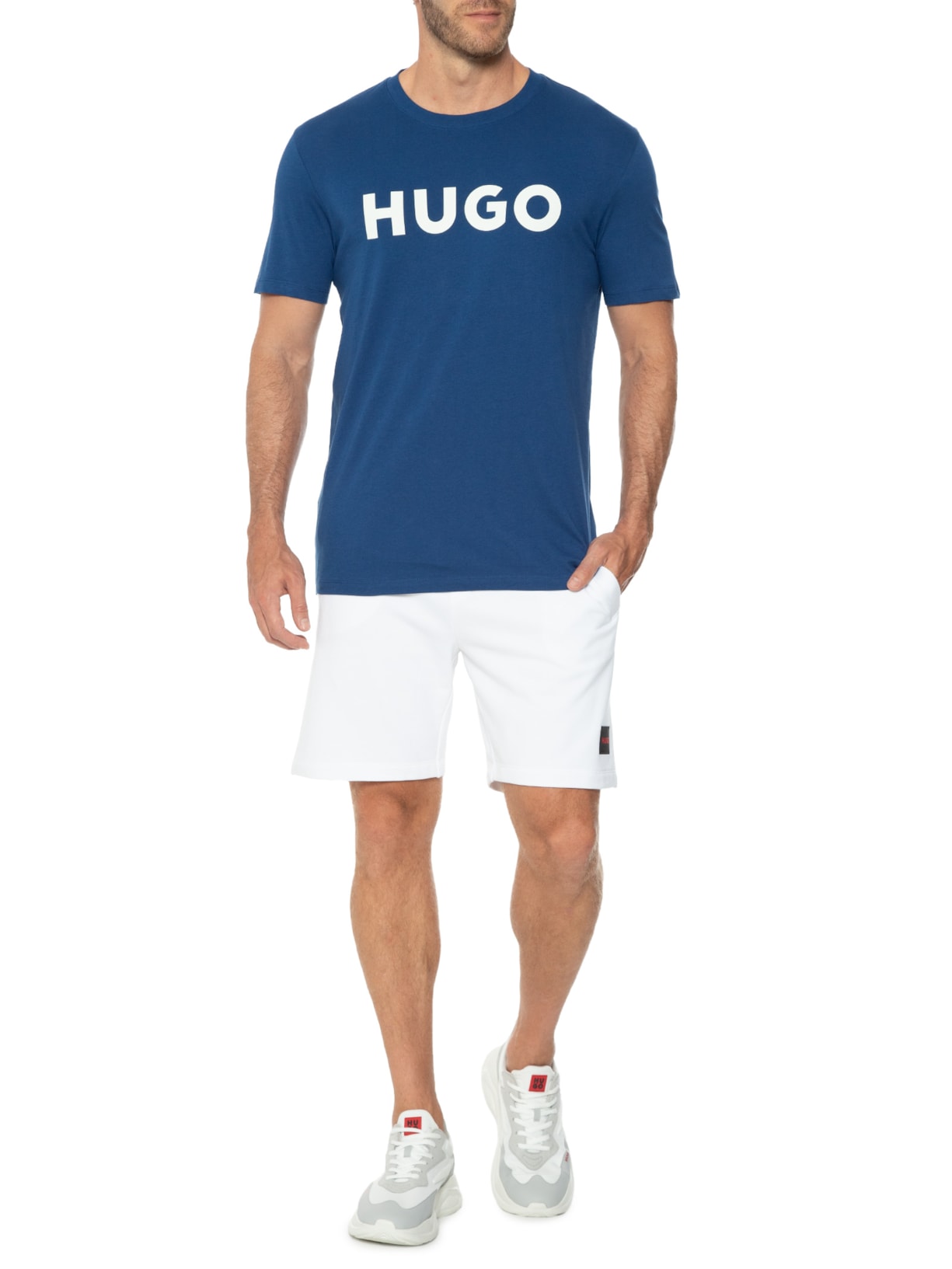 Camiseta Masculina Dulivio Azul Hugo