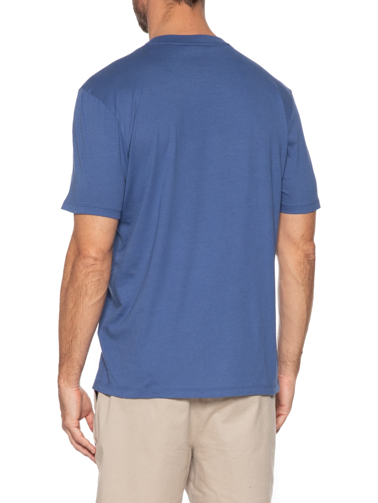 Camiseta Masculina Dulivio Azul  Hugo