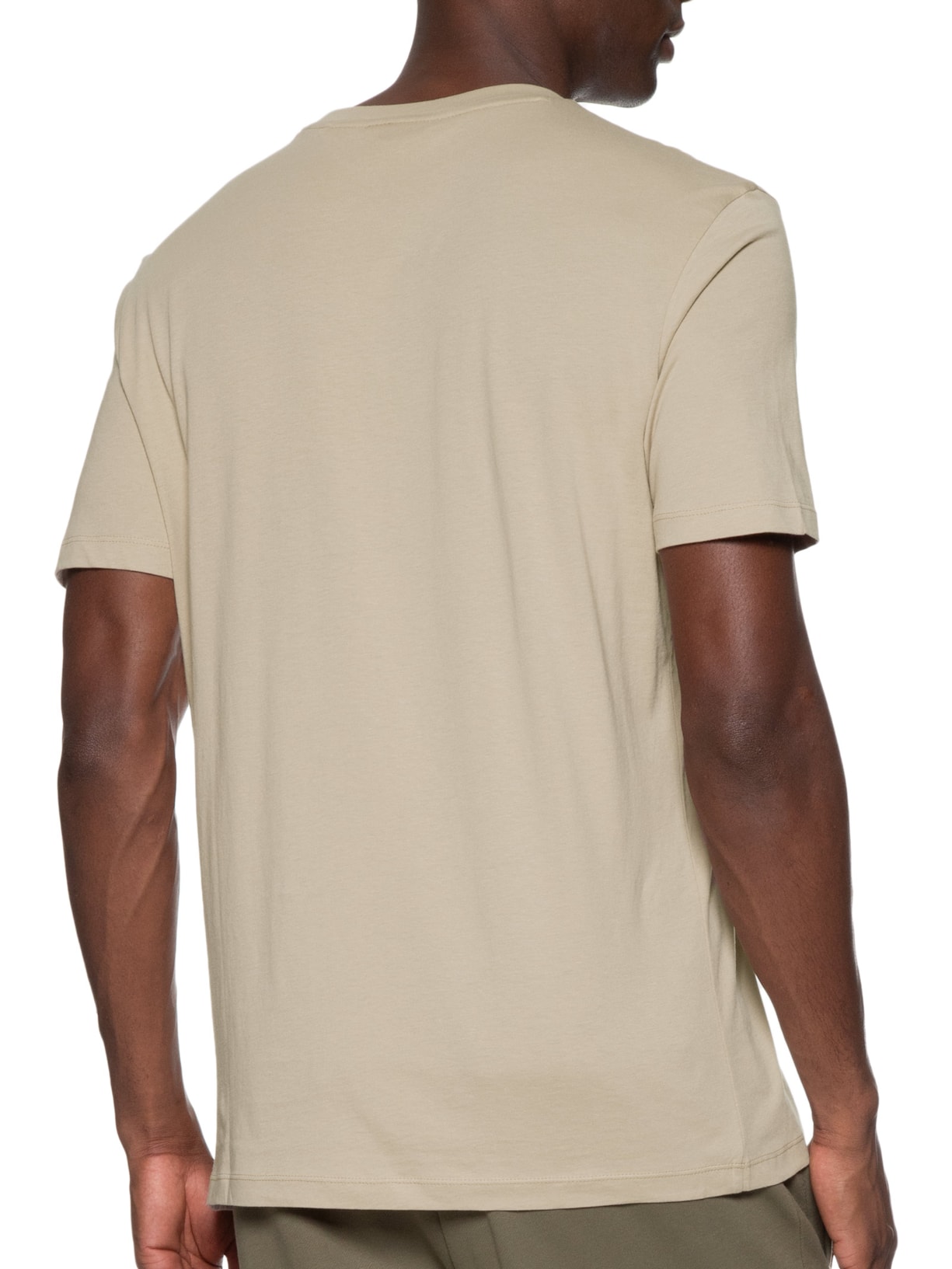 Camiseta Masculina Dulivio Bege Hugo
