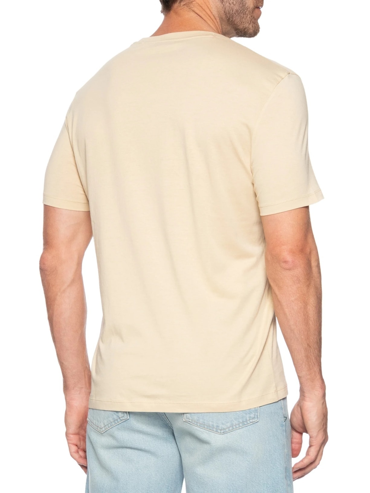 Camiseta Masculina Dulivio Bege Hugo