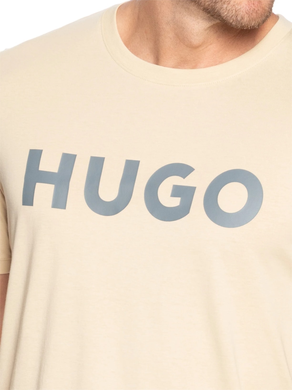 Camiseta Masculina Dulivio Bege Hugo