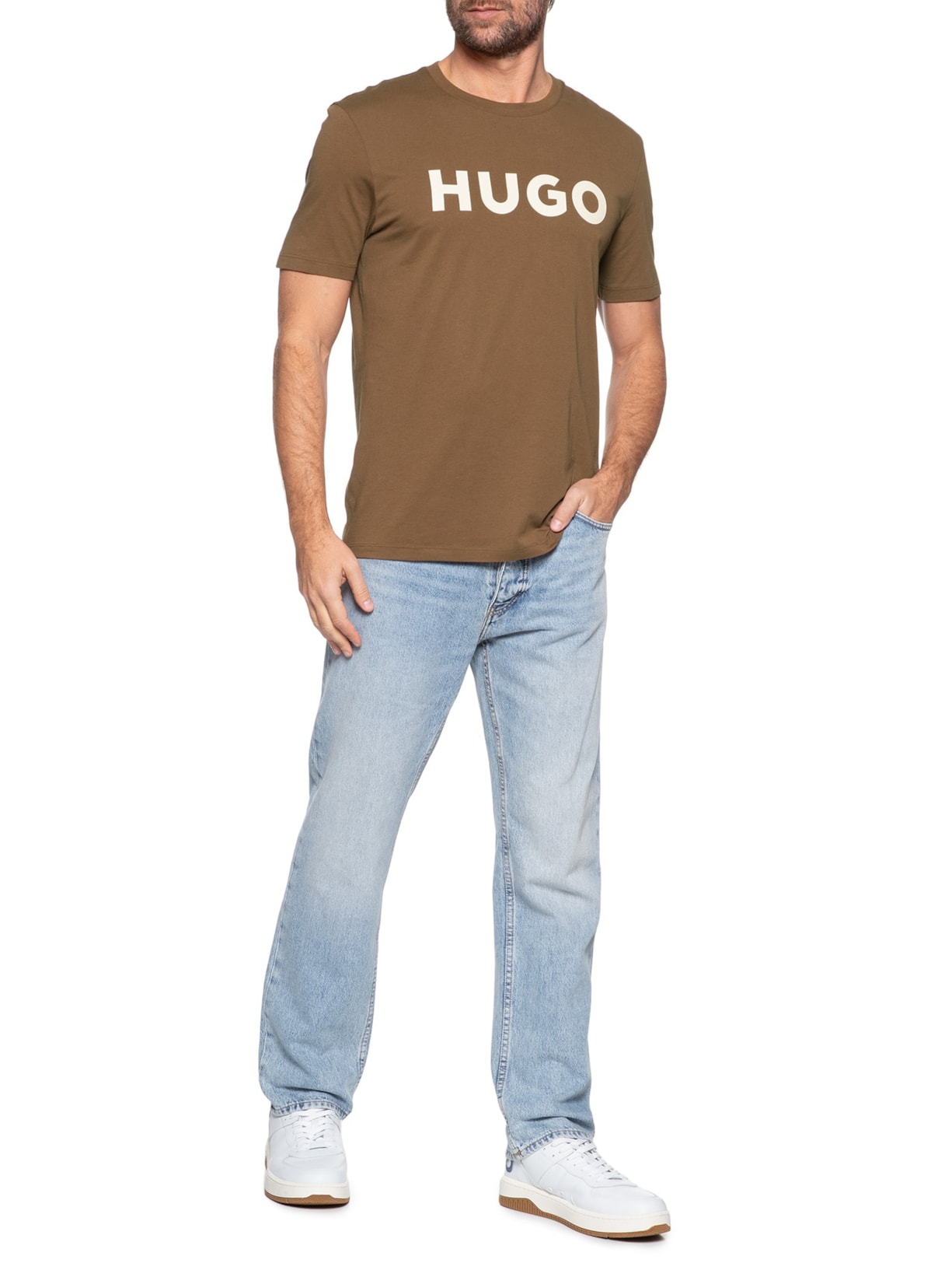 Camiseta Masculina Dulivio Marrom Hugo
