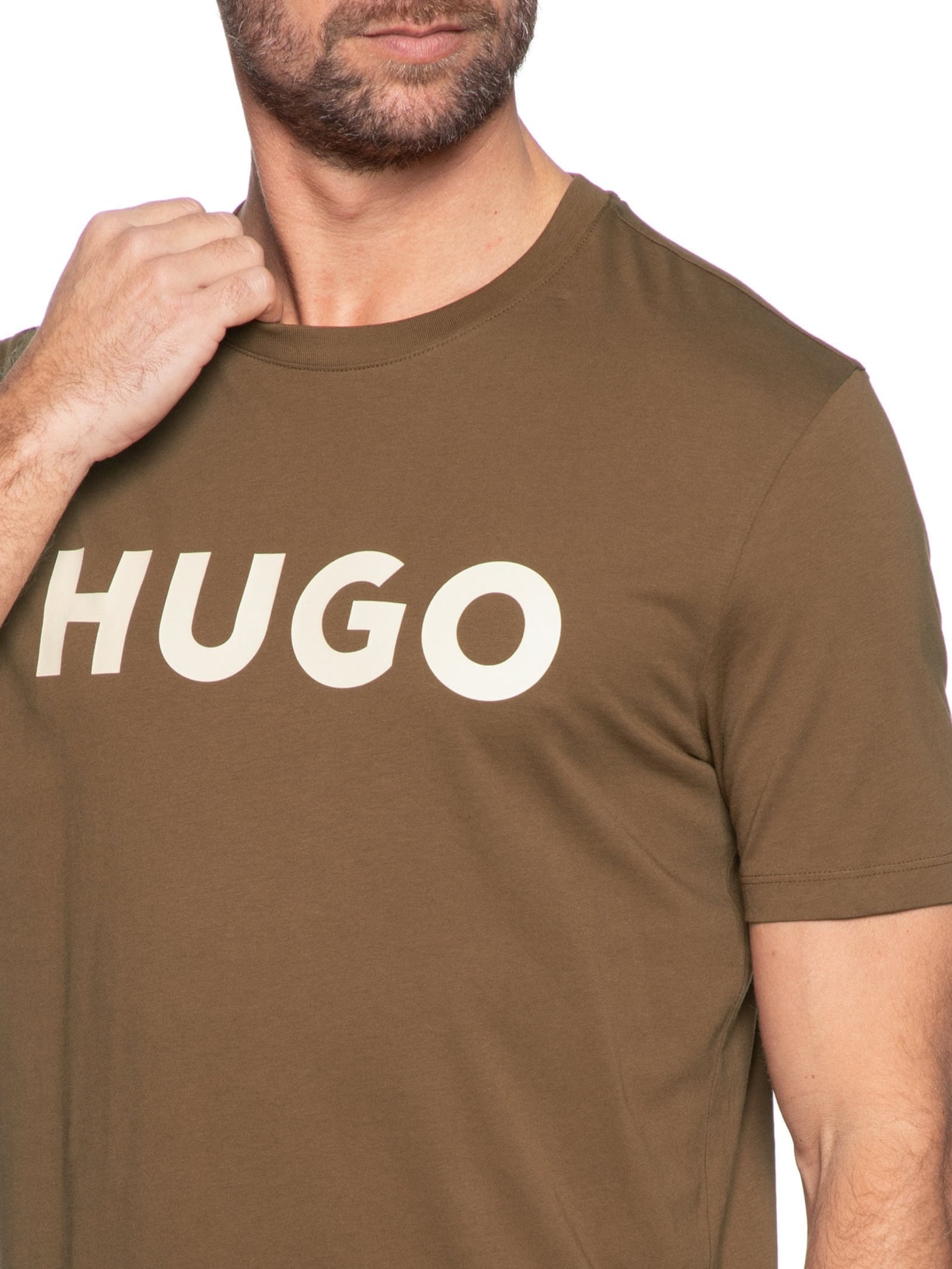 Camiseta Masculina Dulivio Marrom Hugo