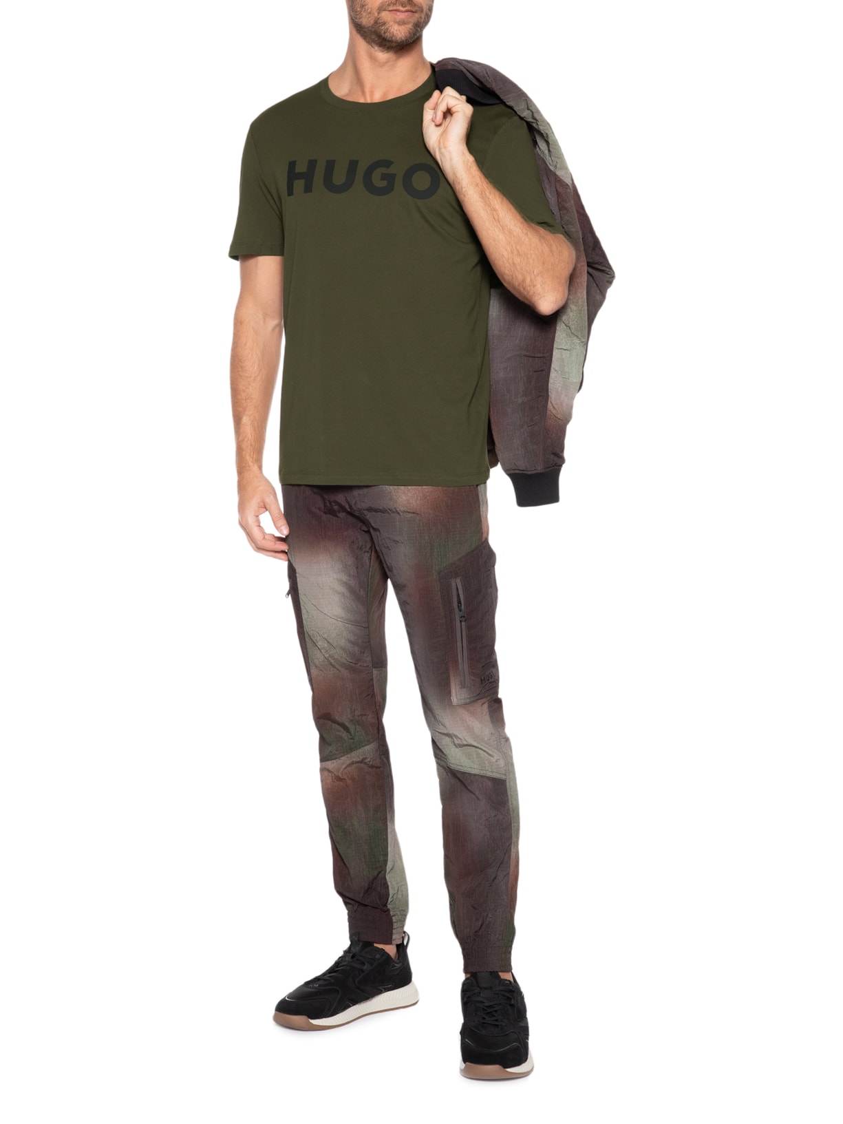 Camiseta Masculina Dulivio Verde Hugo