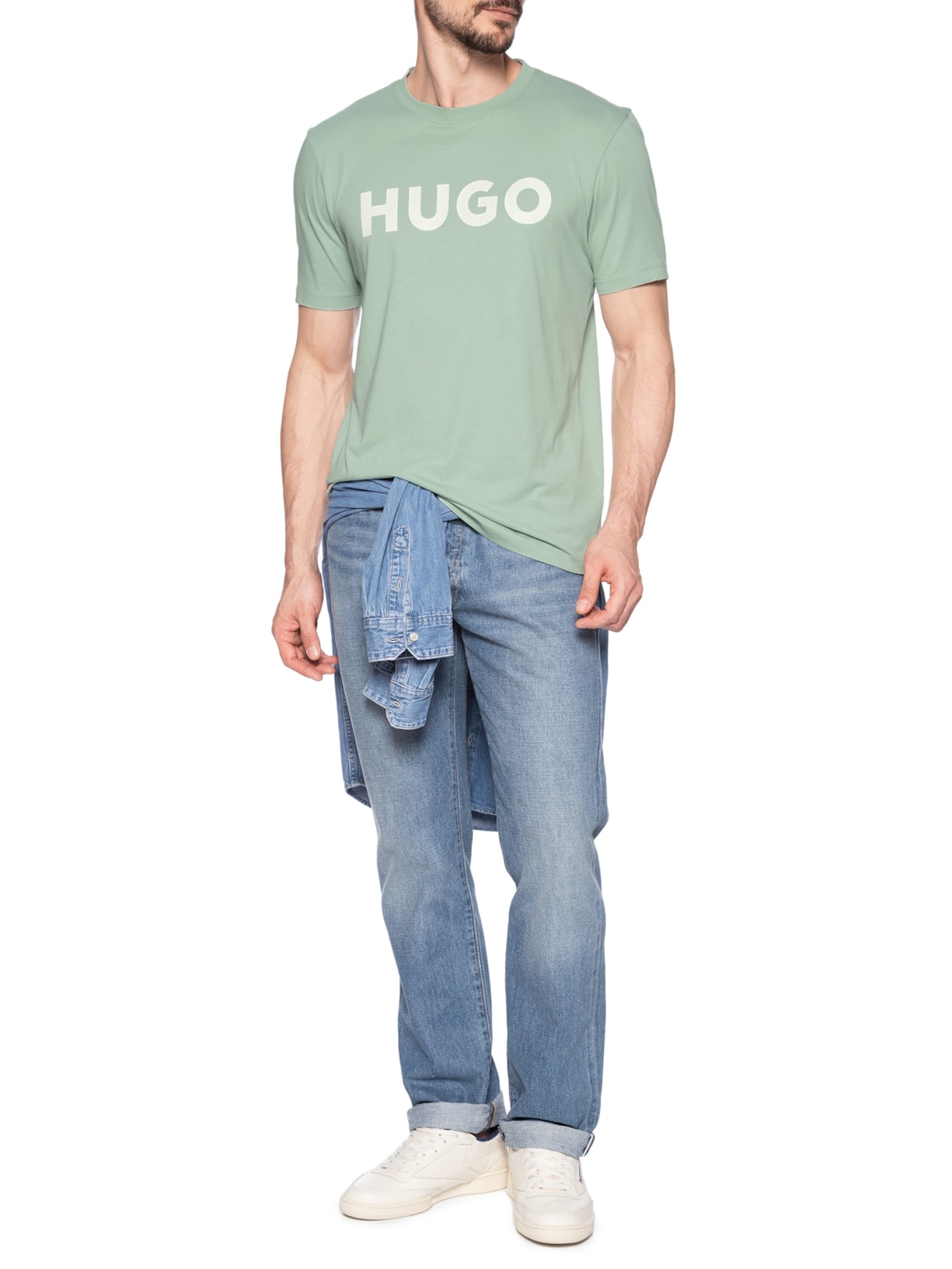 Camiseta Masculina Dulivo Verde Hugo