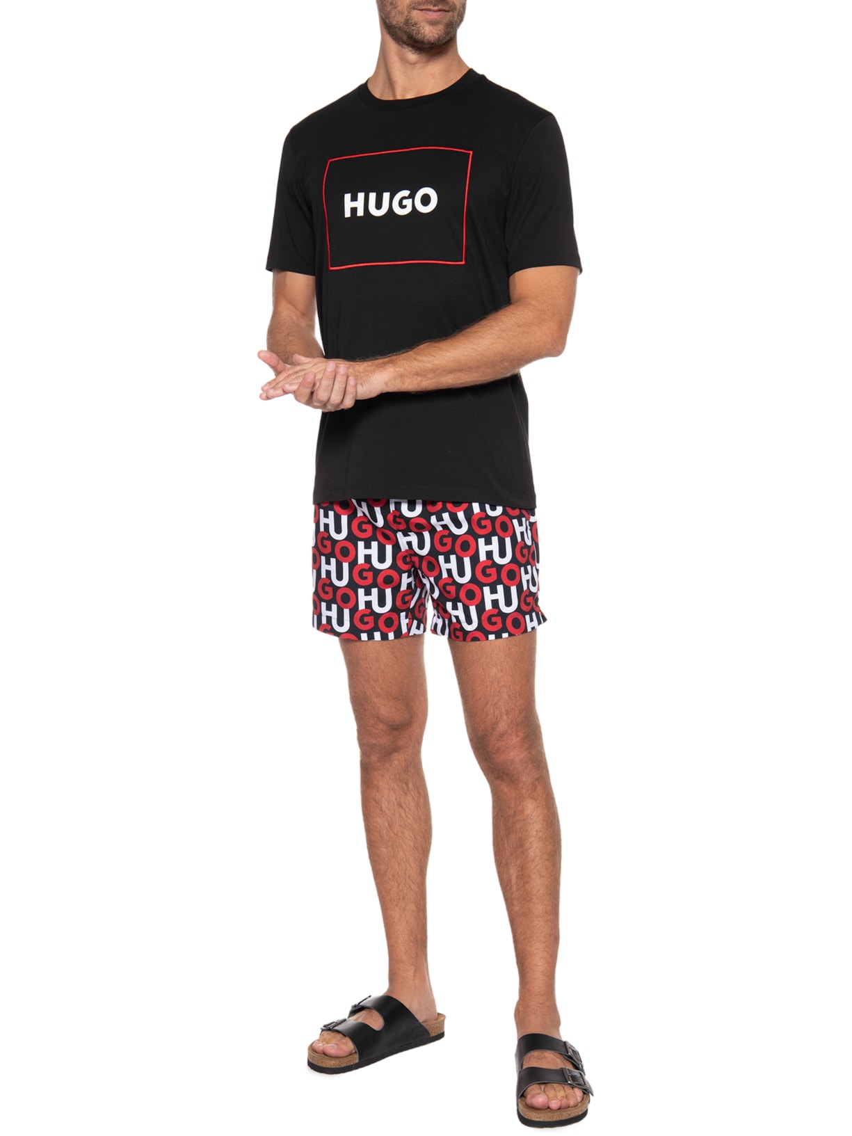 Camiseta Masculina Dumex Preto Hugo