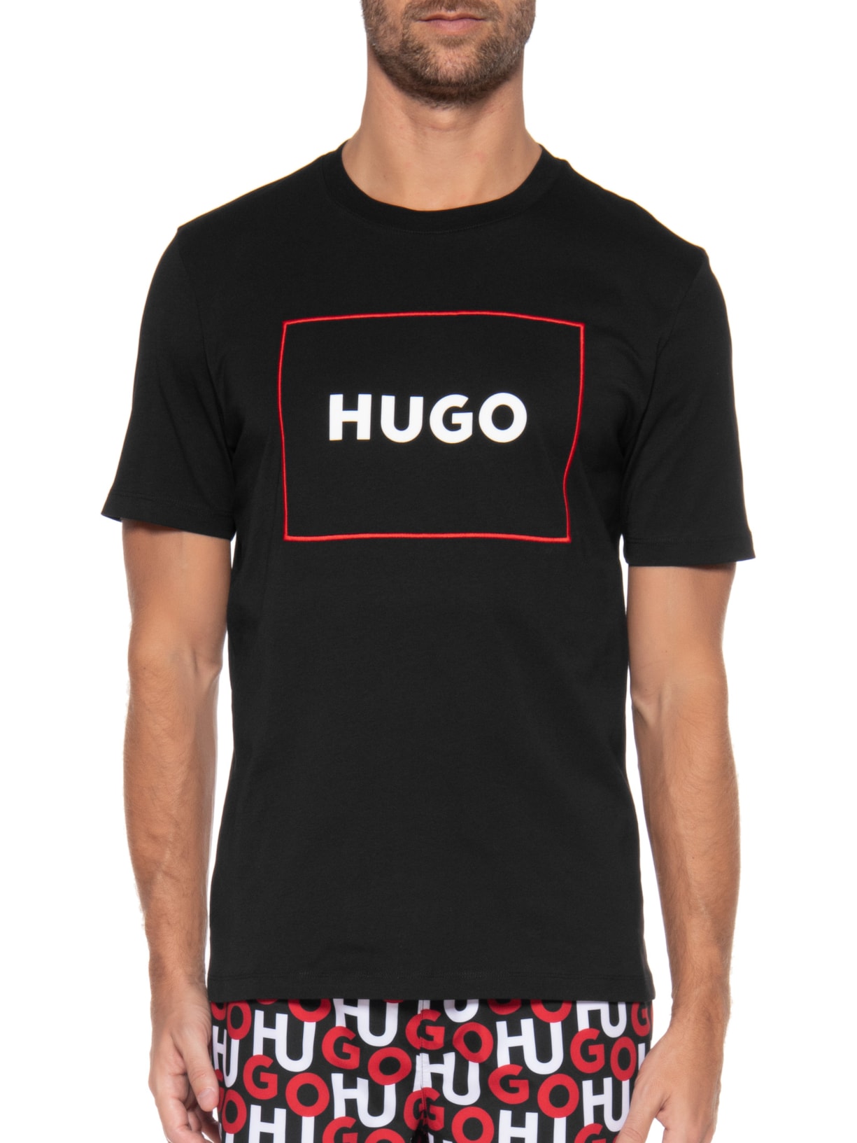 Camiseta Masculina Dumex Preto Hugo