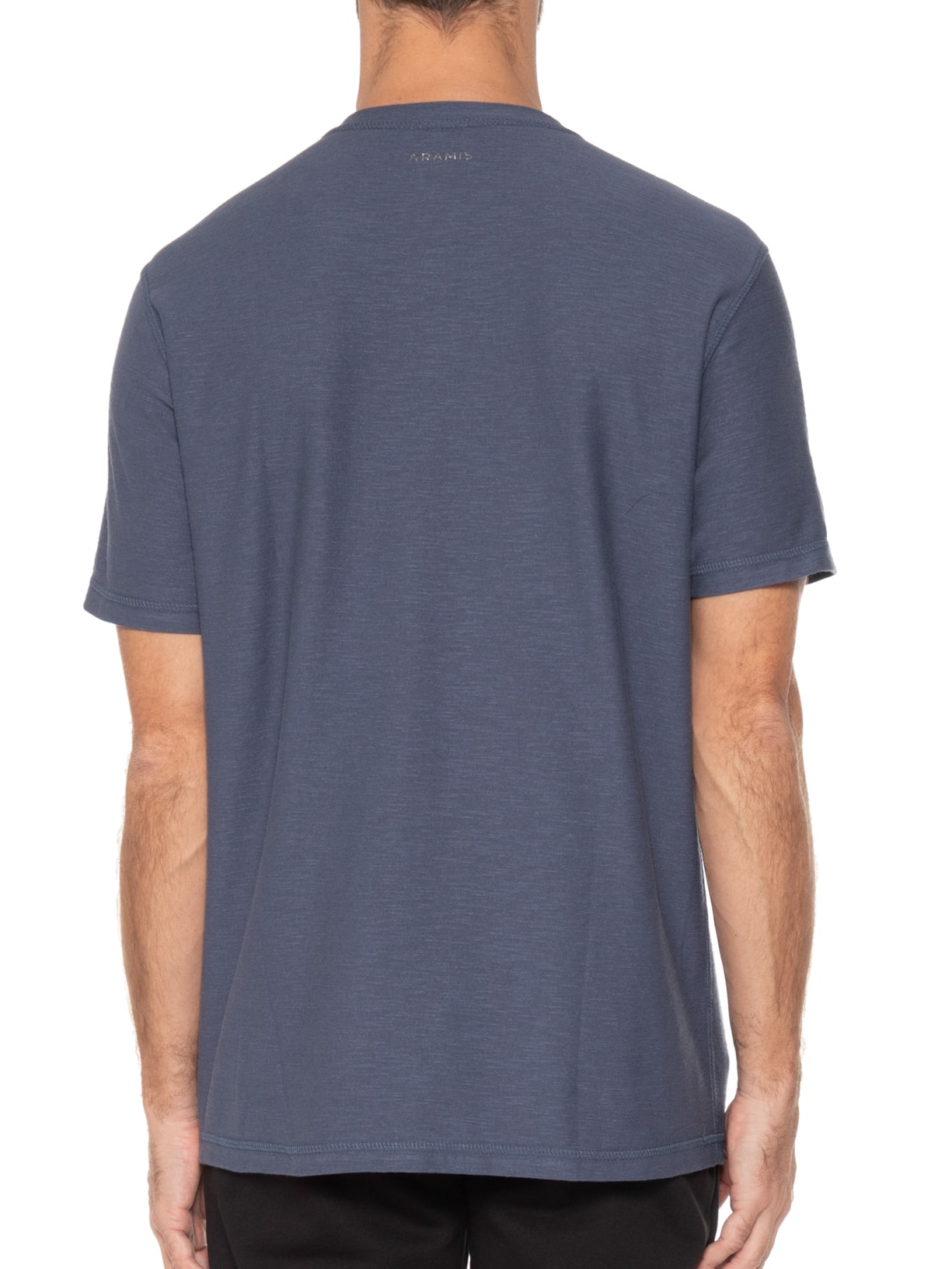 Camiseta Masculina Dupla Face (pa) Azul Aramis