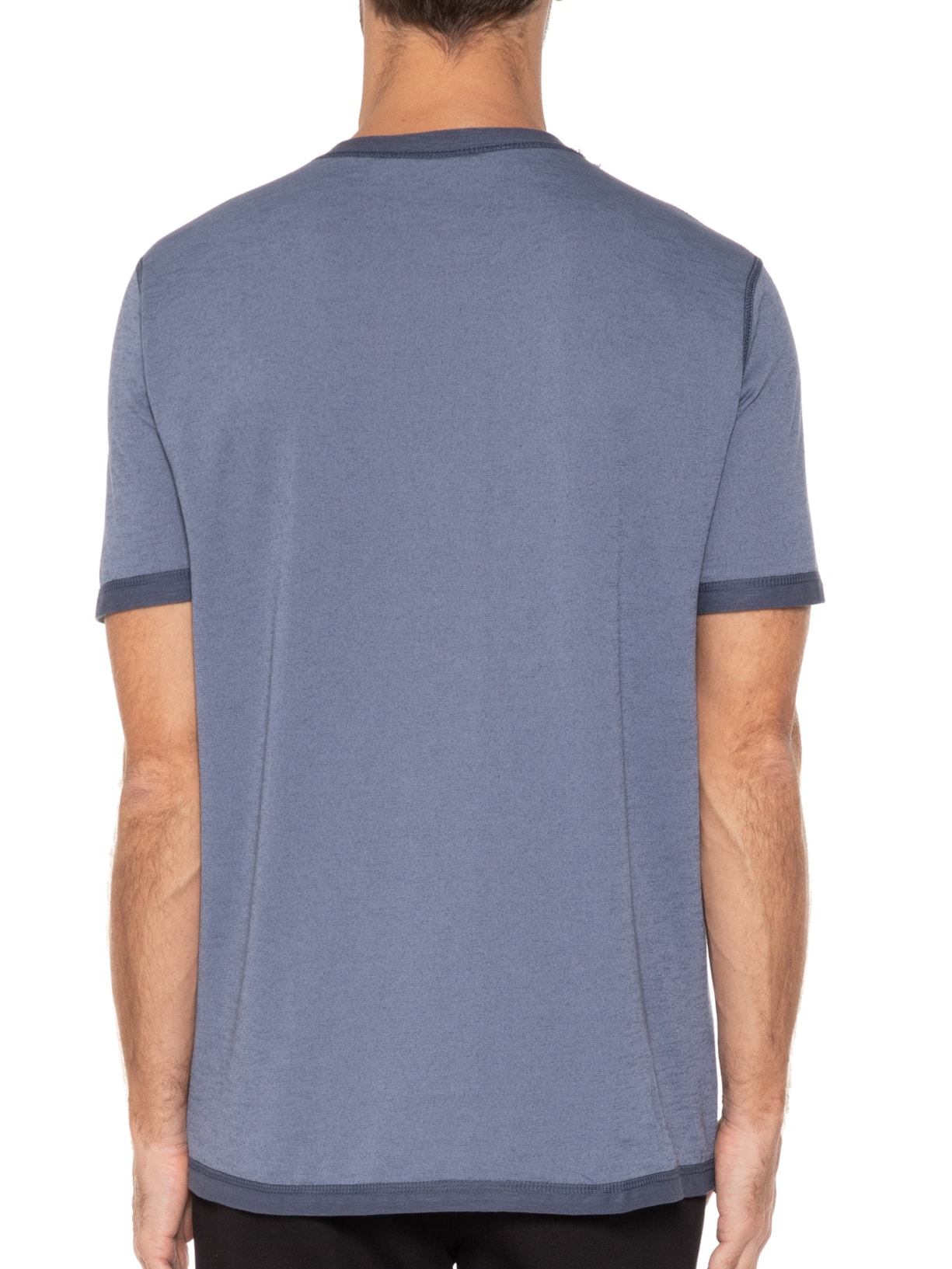 Camiseta Masculina Dupla Face (pa) Azul Aramis