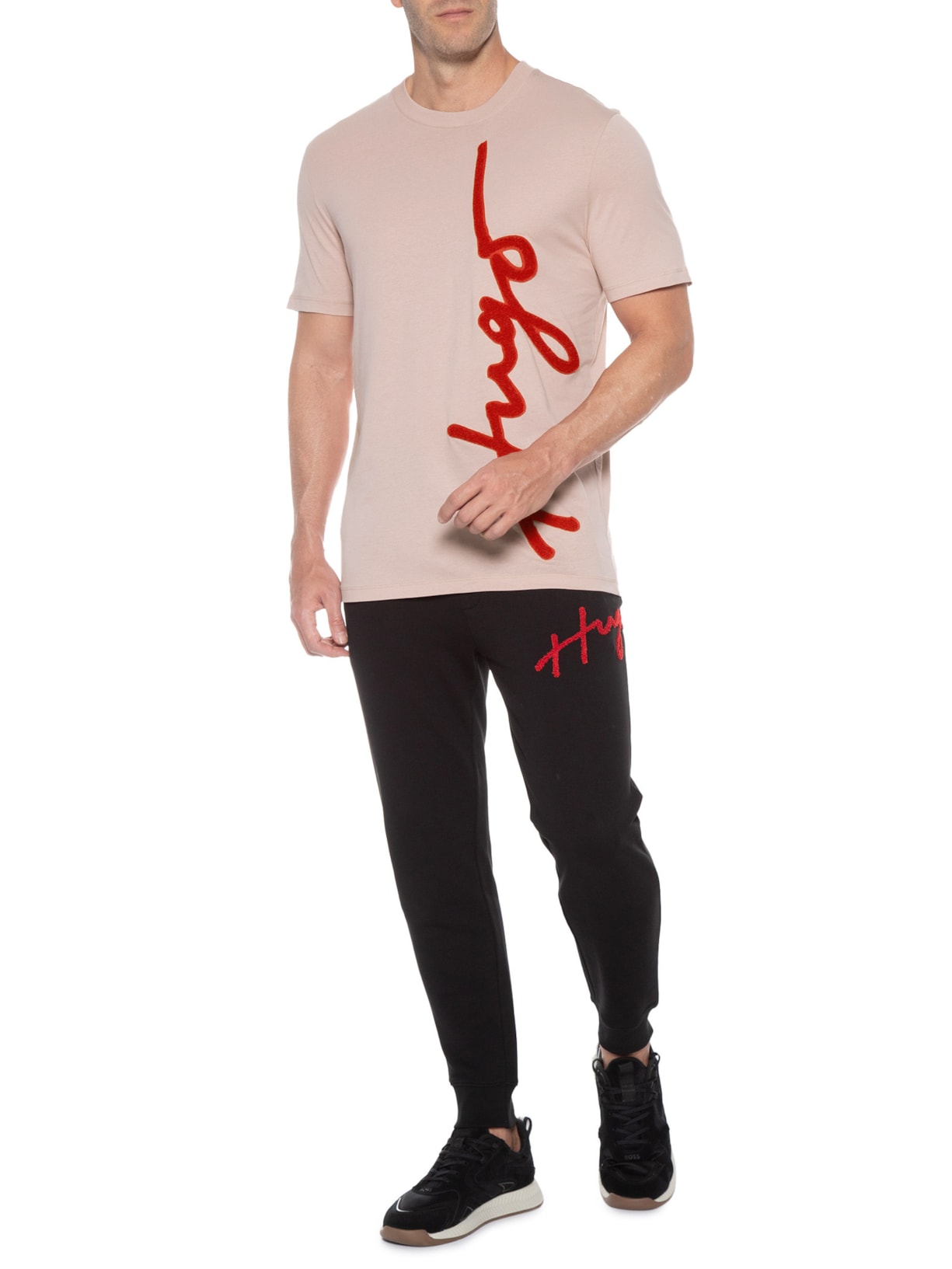 Camiseta Masculina Dyton Rosa Hugo