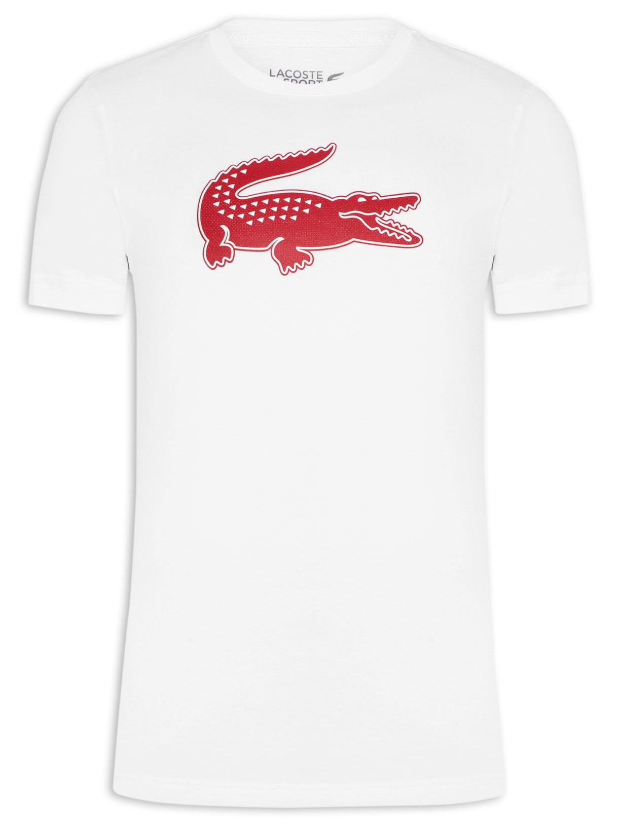 Camiseta Masculina & Gola Alta - Branco