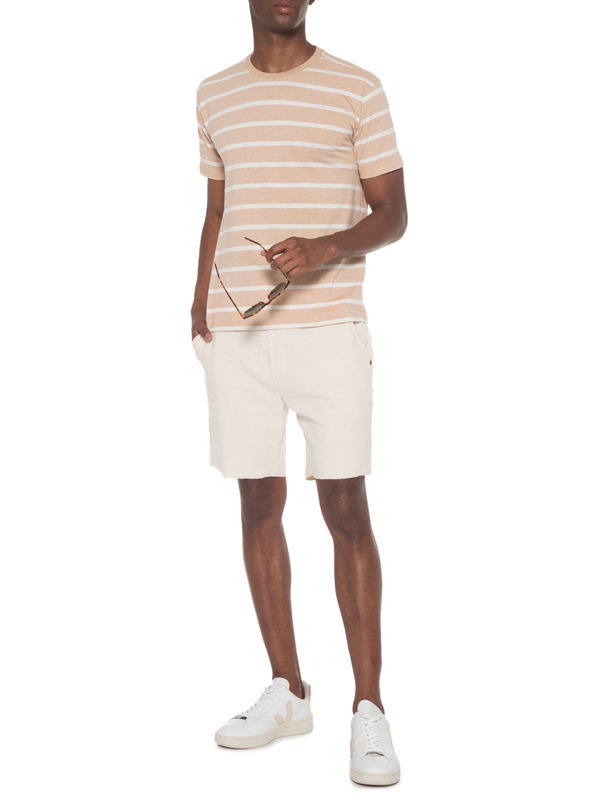 Camiseta Masculina Eco Bege Reserva