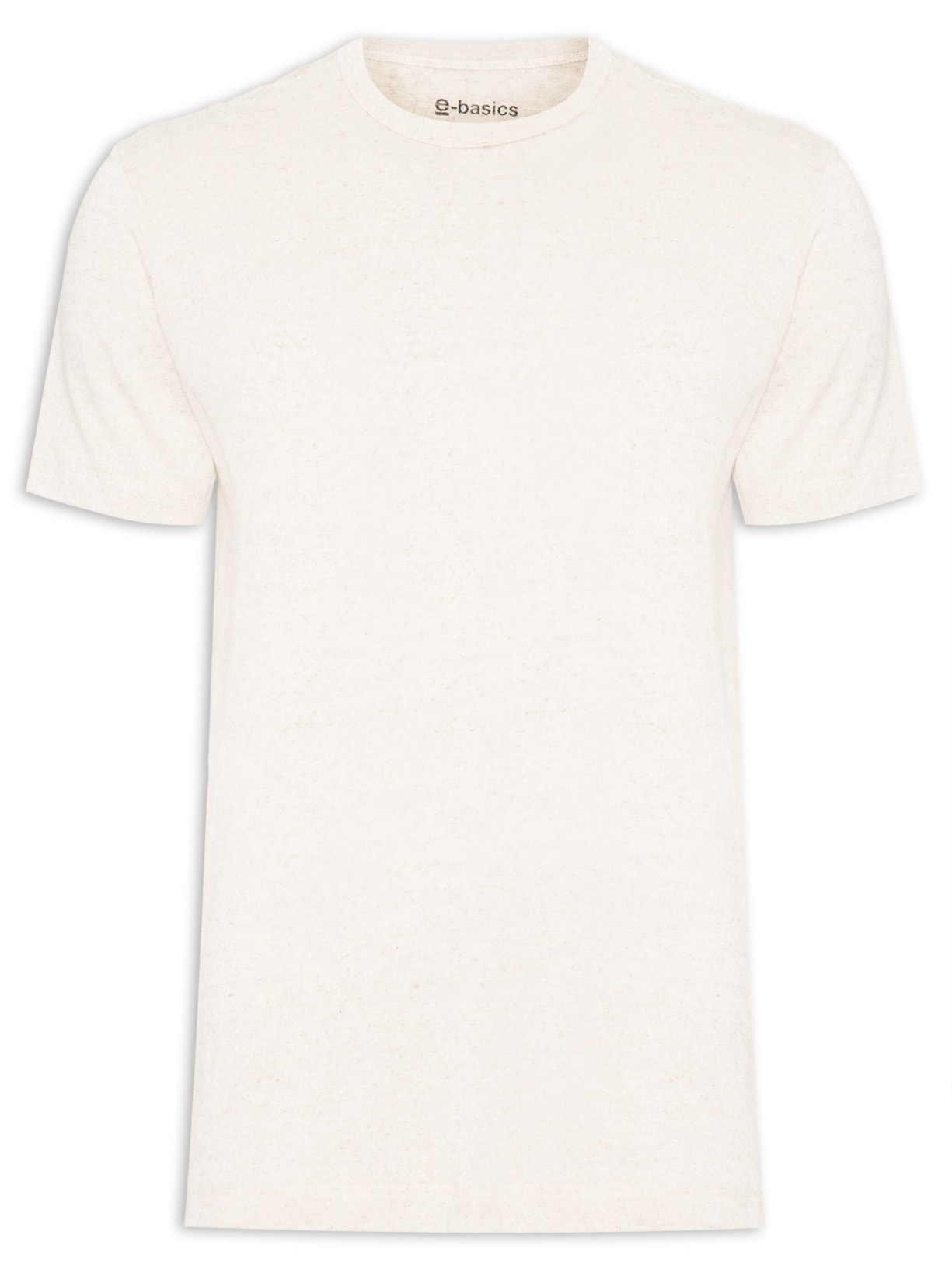 Camiseta Masculina Eco Blend E-Basics - Bege