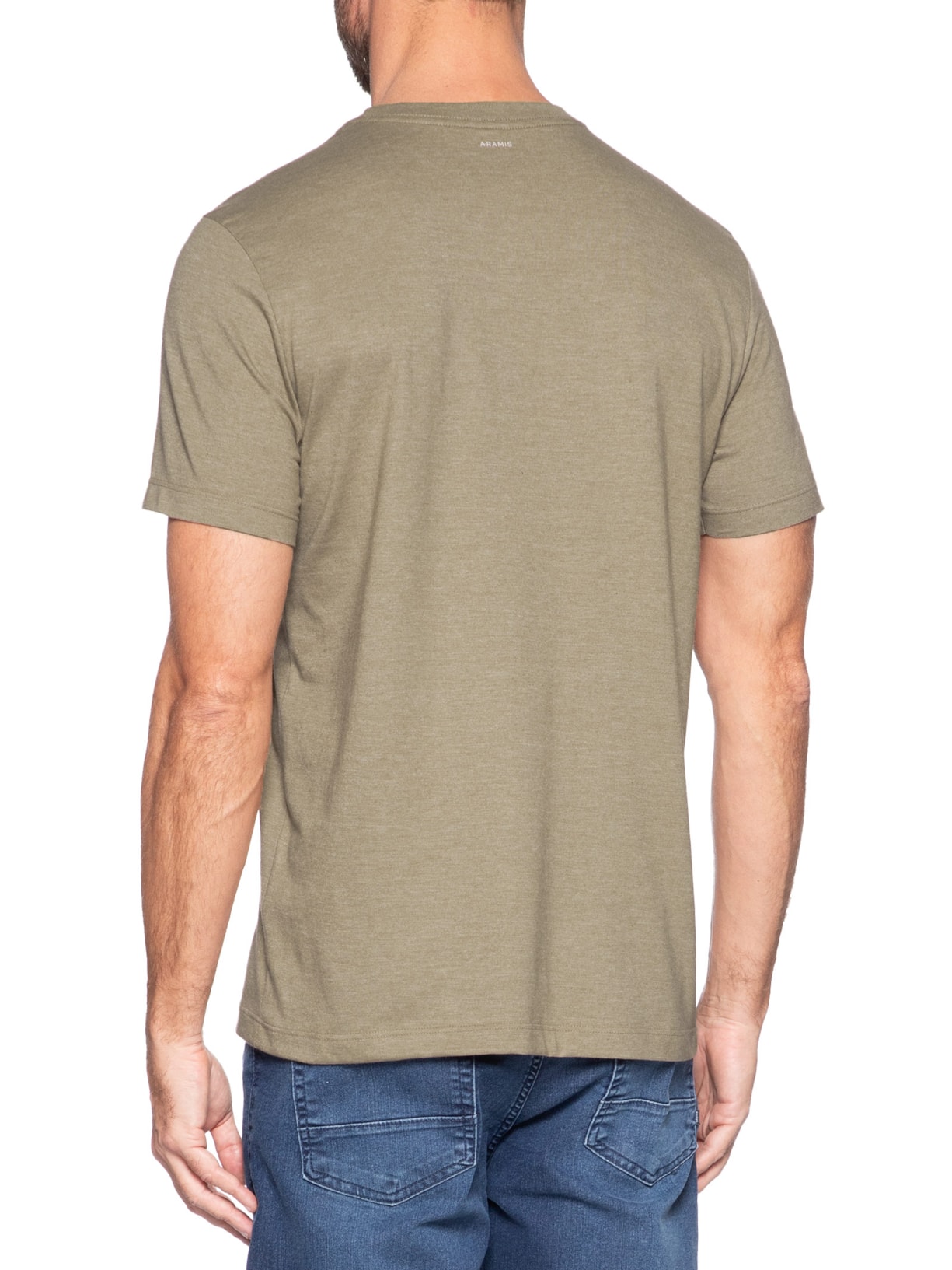 Camiseta Masculina Eco Lisa Bege Aramis
